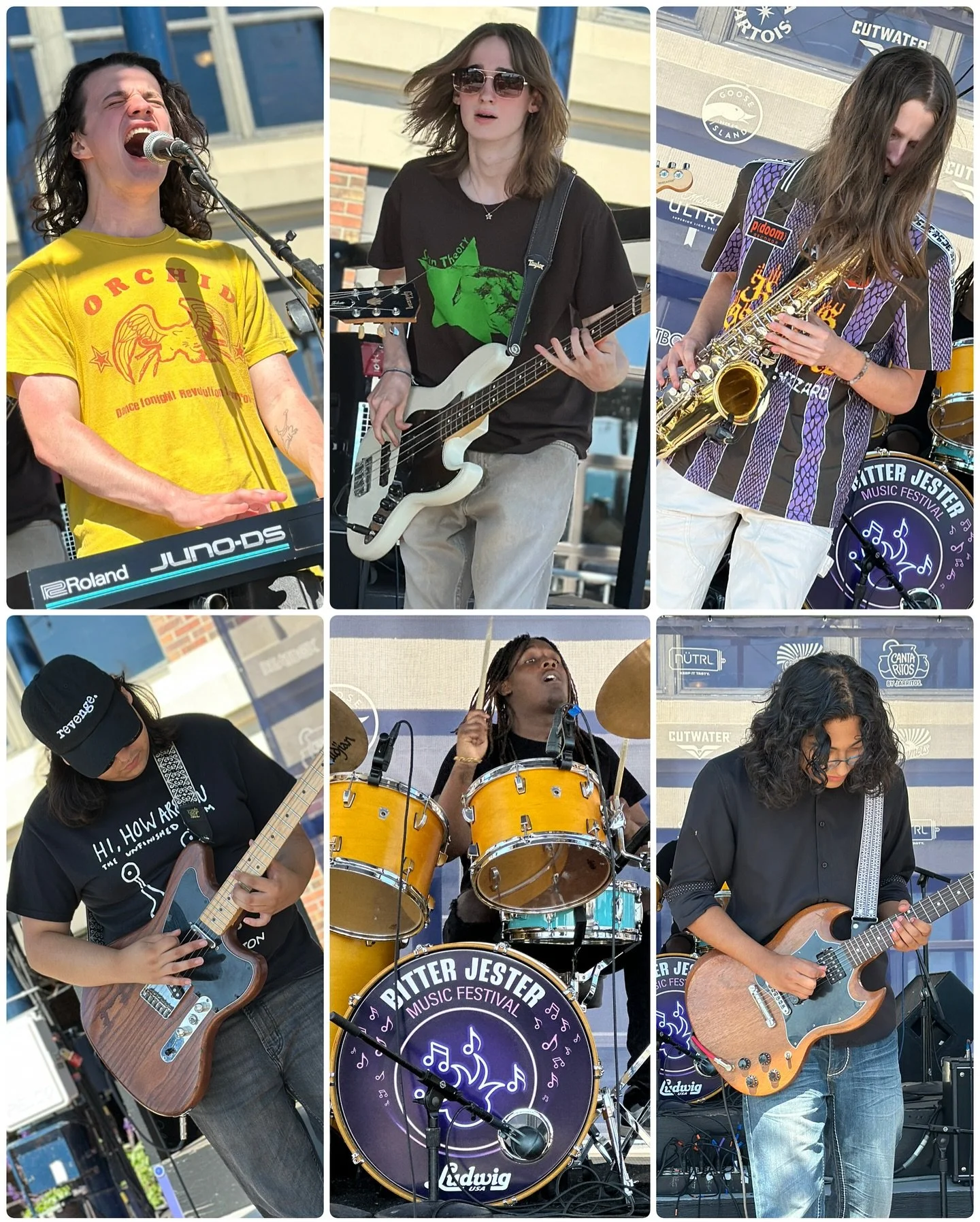 Our first band this year @navypierchicago repping Oak Park, IL: @thedenniesband 

#bitterjestermusicfestival #navypier #labordaymusic #liveonthelake #supportyoungmusicians