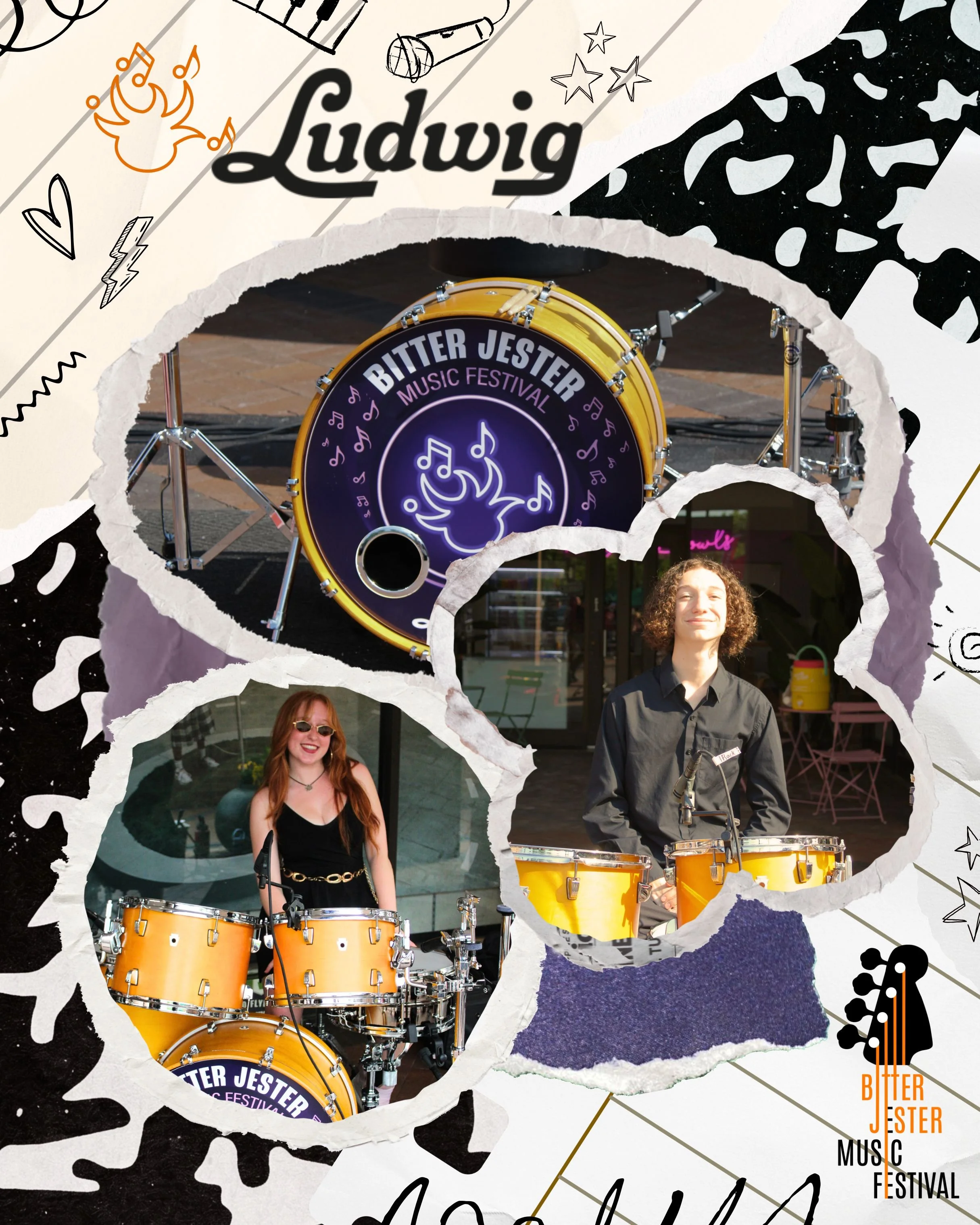 We want to extend a huge thank you to one of our our sponsors @ludwigdrumshq! They graciously donated the drums that each of our bands play at our concerts!
.
.
.
#musicfestival #highlandpark #concertphotography #livemusic #bitterjestermusicfestival