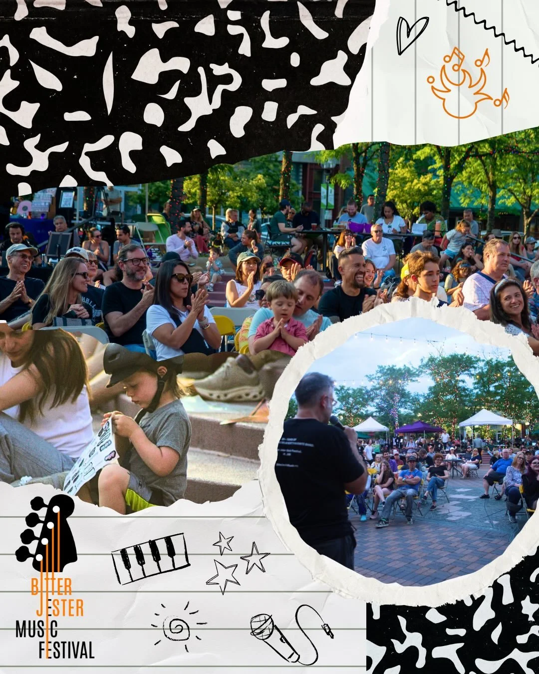 We had such wonderful audiences at our first weekend of the 20th anniversary of Bitter Jester! Thank YOU for supporting live music and upcoming artists. We still have even more talent that you and your family can enjoy this weekend at Port Clinton Sq
