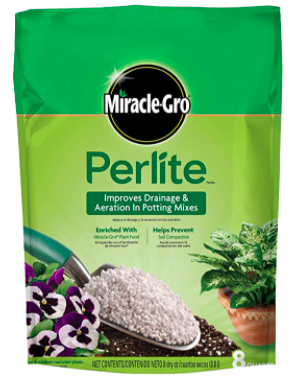 Perlite and peat moss can add texture to your cement containers.