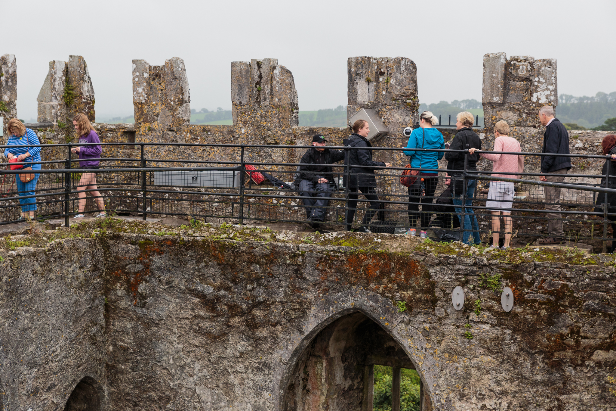 Queuing for the Blarney Stone