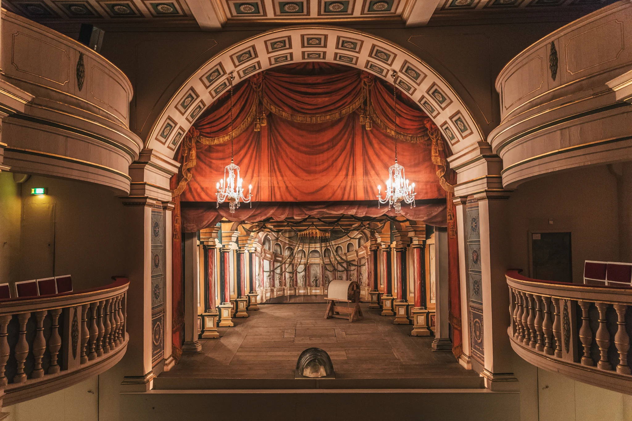 The theatre inside Friedenstein Palace 