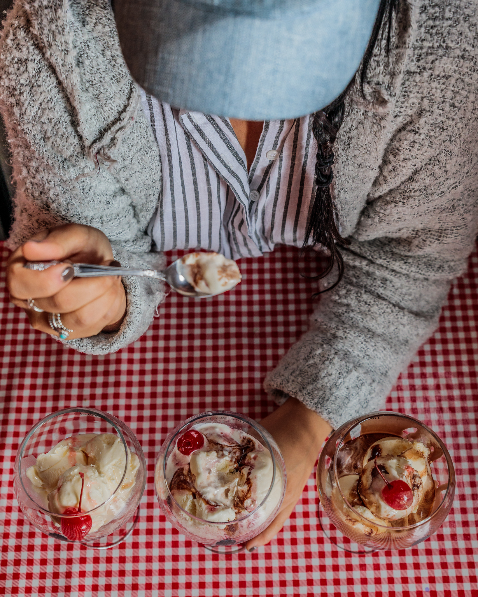 Ice cream sundaes at Brew & Brats // 3 Days in the Finger Lakes: A Wine Trail Itinerary