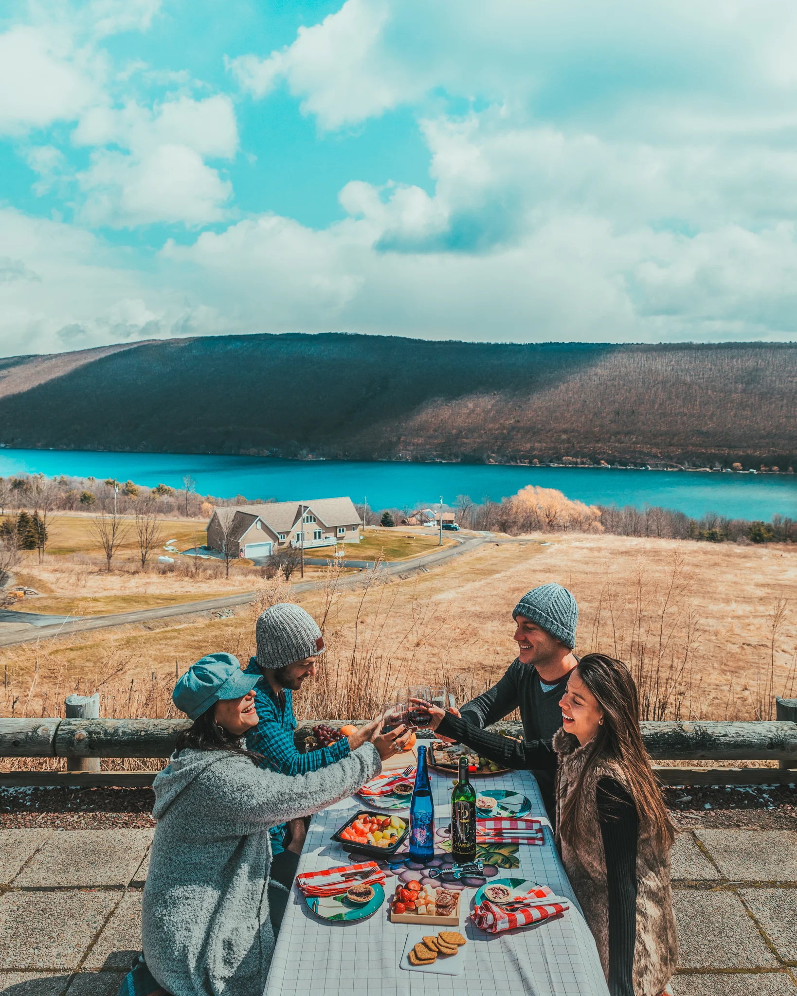 Scenic overlook at County Road 12 // 3 Days in the Finger Lakes: A Wine Trail Itinerary