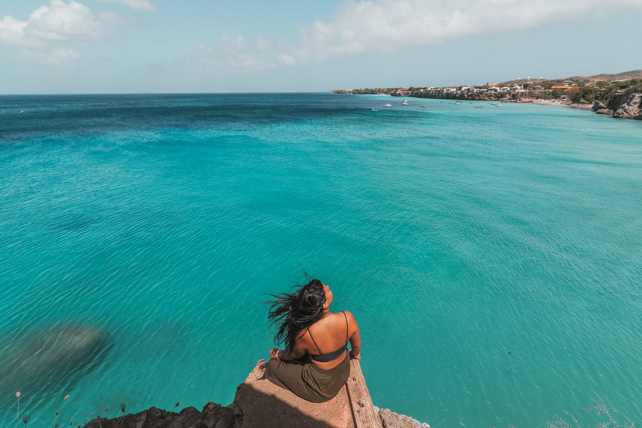 The beautiful turquoise beaches of Curaçao // 20 Photos to Show You Why Curaçao Needs to Be On Your Travel Radar // www.readysetjetset.net #readysetjetset #curacao #caribbean #beach #ocean #paradise #travel