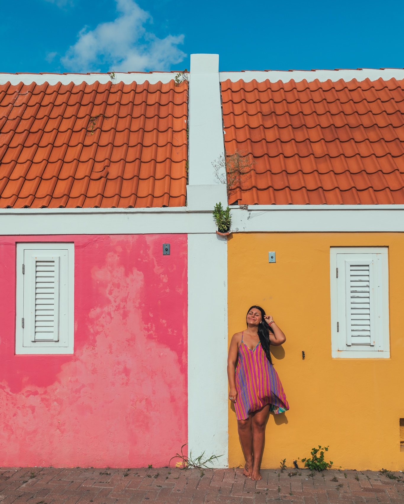 The colorful Pietermaai District of Willemstad, Curaçao // 20 Photos to Show You Why Curaçao Needs to Be On Your Travel Radar // www.readysetjetset.net #readysetjetset #curacao #caribbean #beach #ocean #paradise #travel