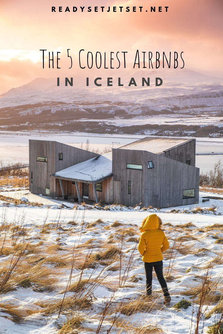 Where To Stay In Iceland: The 5 Coolest Airbnbs // www.readysetjetset.net #readysetjetset #airbnb #iceland #blogpost #travelblog // Here are 5 of the most epic Airbnbs in Iceland, from northern light watching in a wooden igloo to a traditional black…