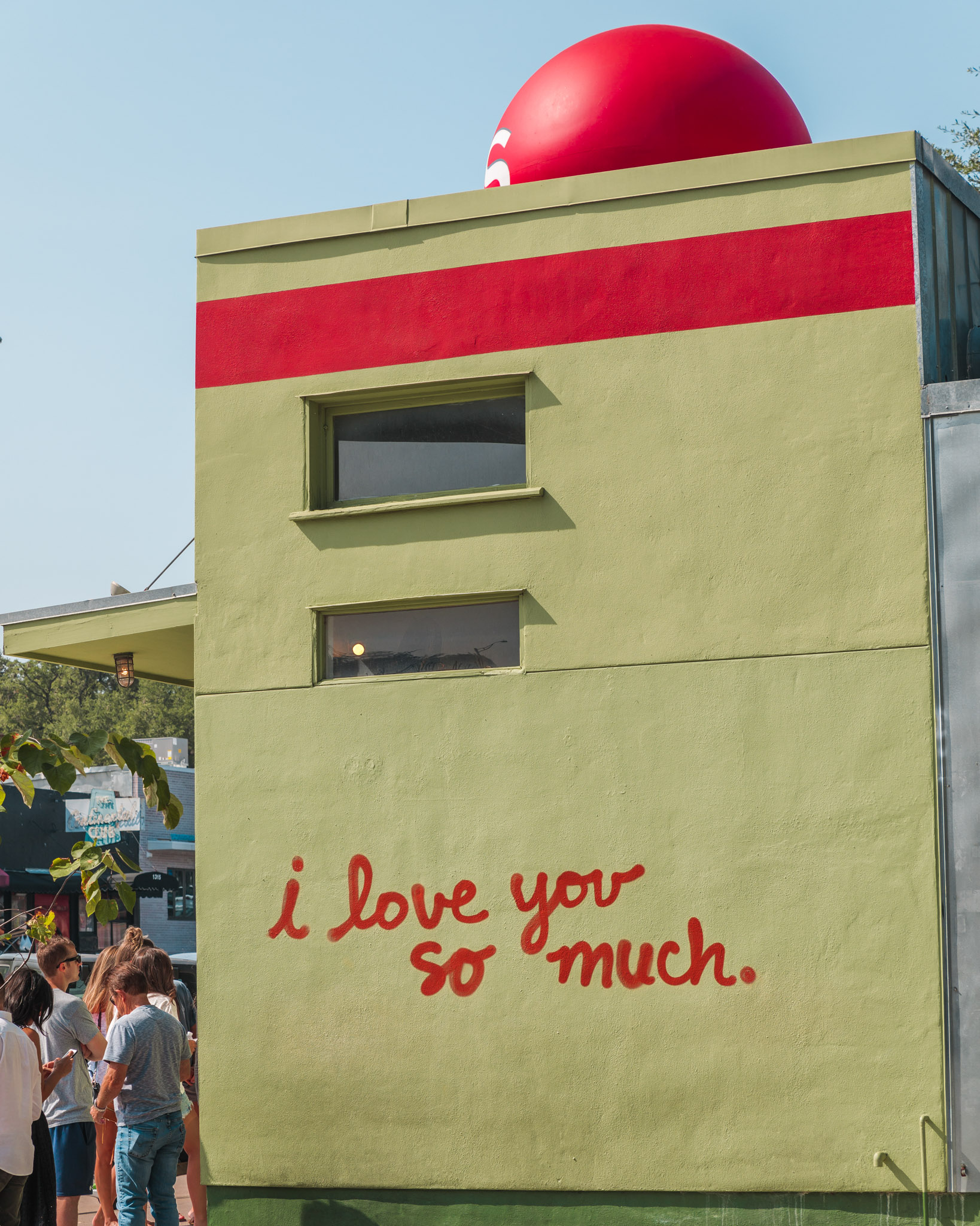 I Love You So Much Mural in Austin