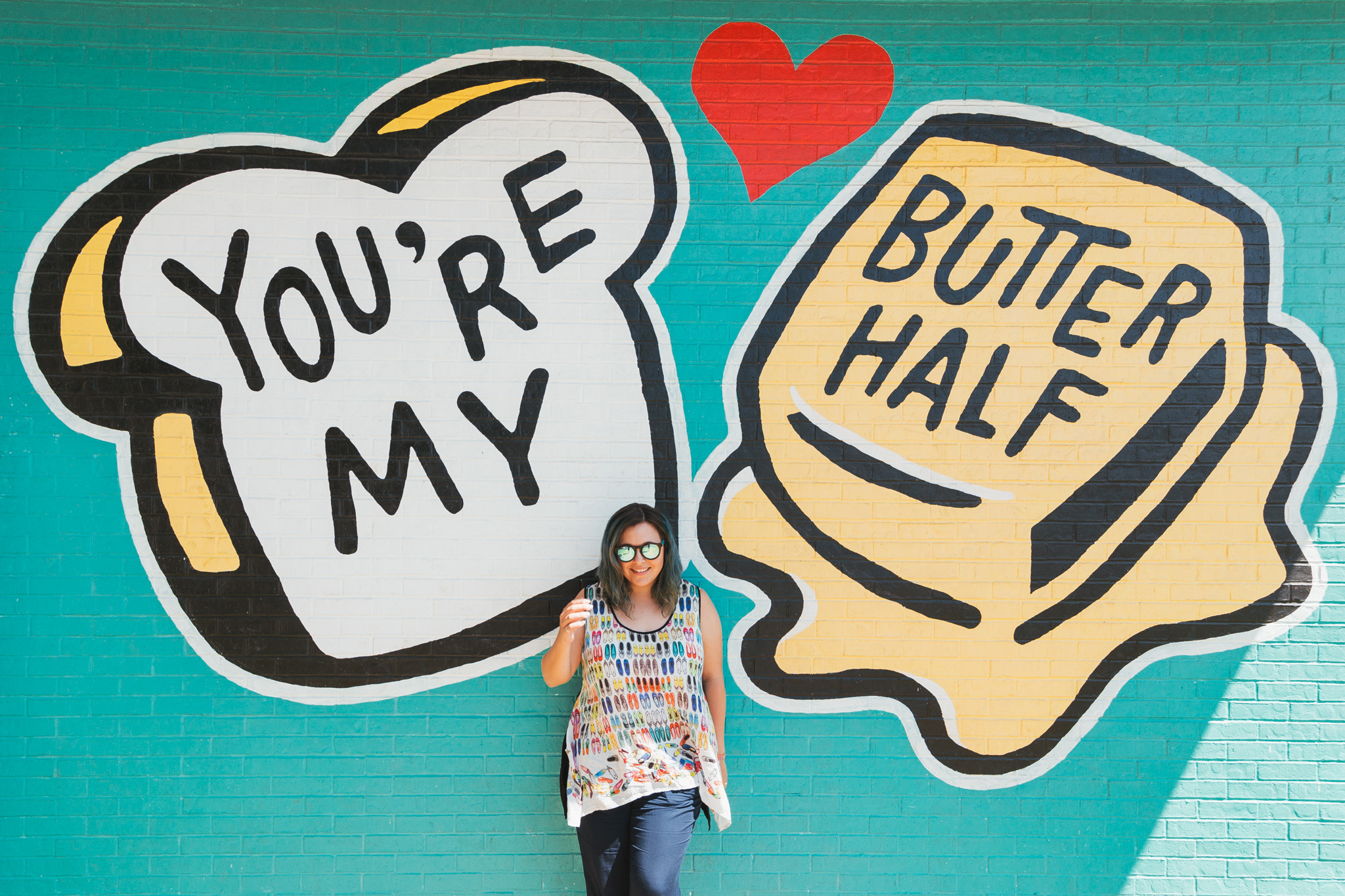 You're My Butter Half Mural in Austin