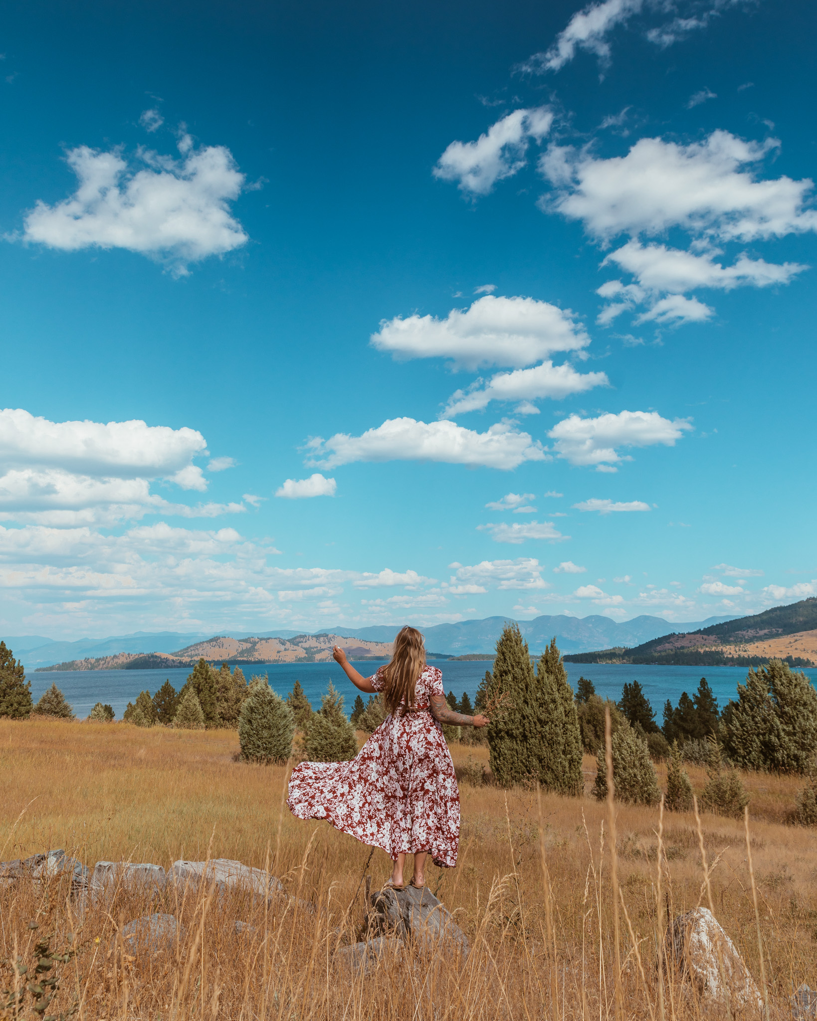 Montana Big Sky Country at Flathead Lake