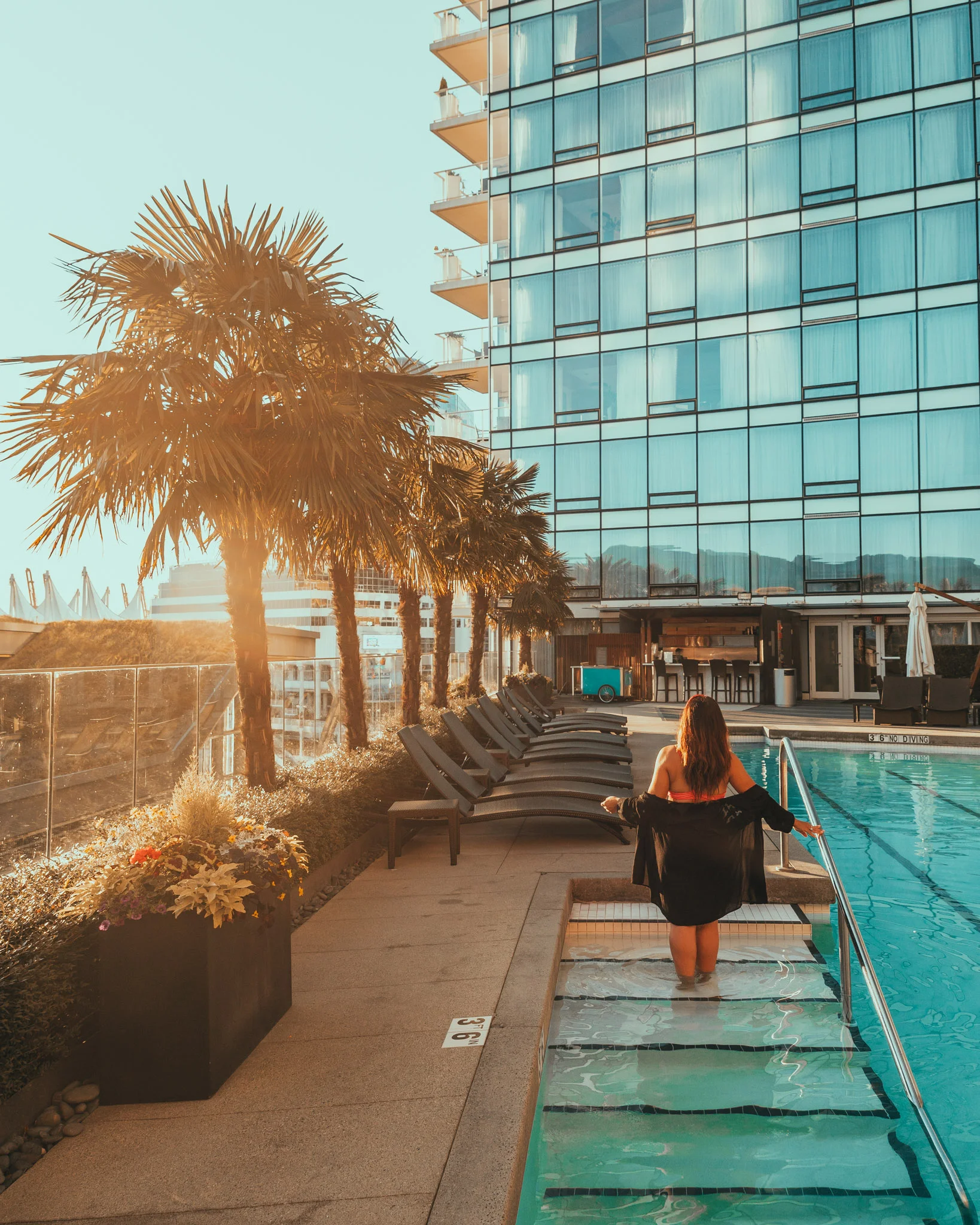 The outdoor pool at the Fairmont Pacific Rim // The Quick Guide to Visiting Vancouver, BC #readysetjetset