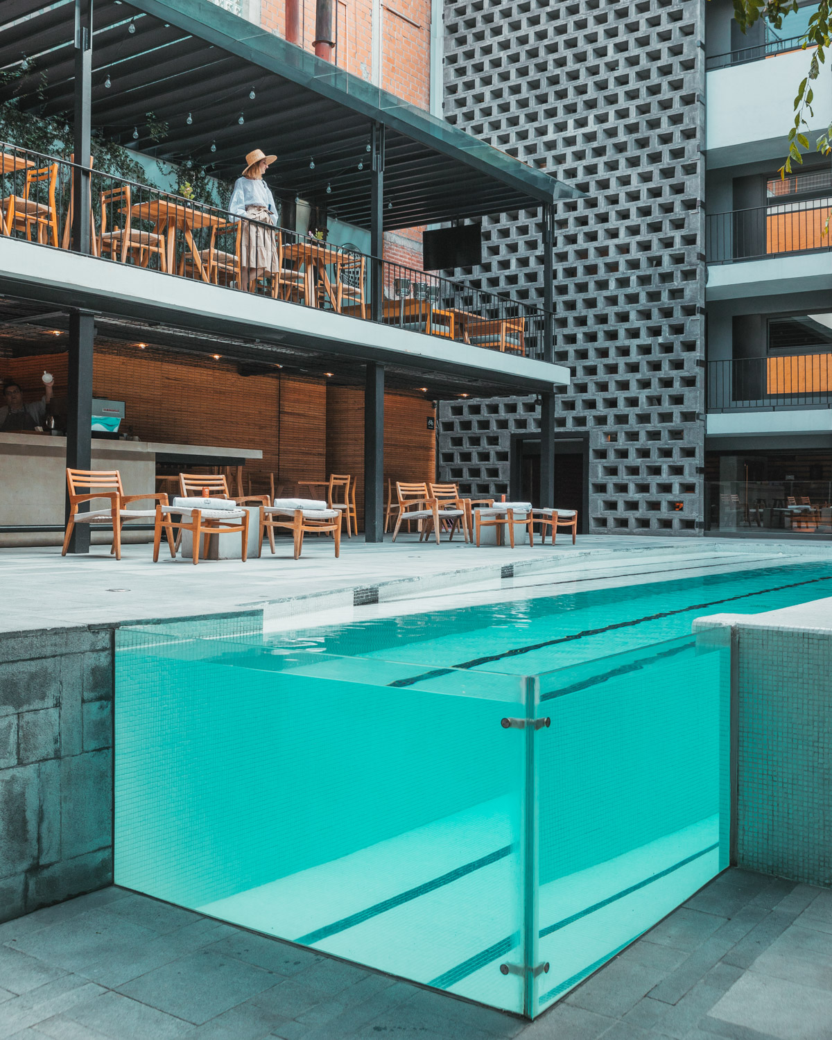 The pool at Hotel Carlota // The Most Instagrammable Spots in Mexico City #readysetjetset