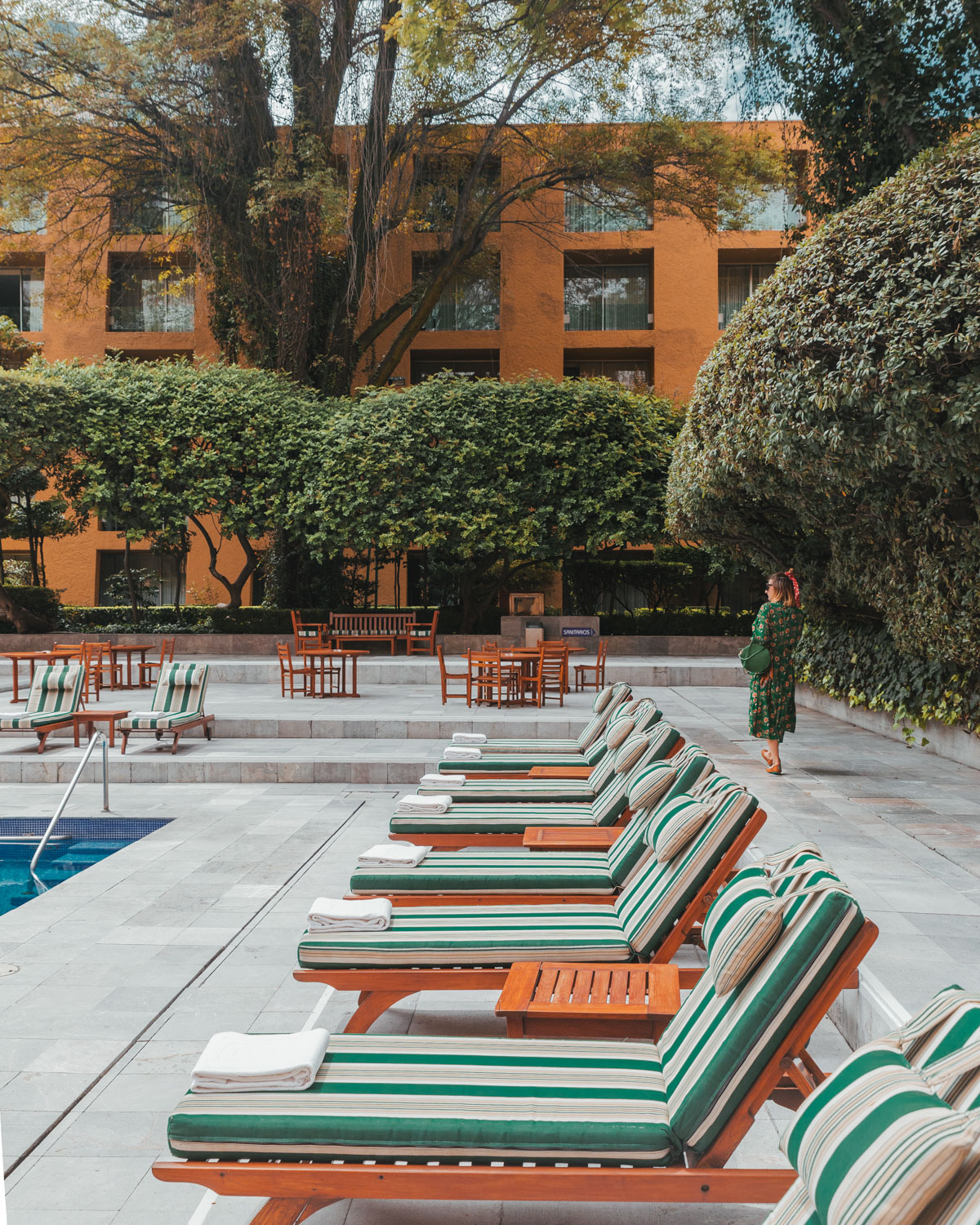 The pool at Camino Real Polanco // The Most Instagrammable Spots in Mexico City #readysetjetset