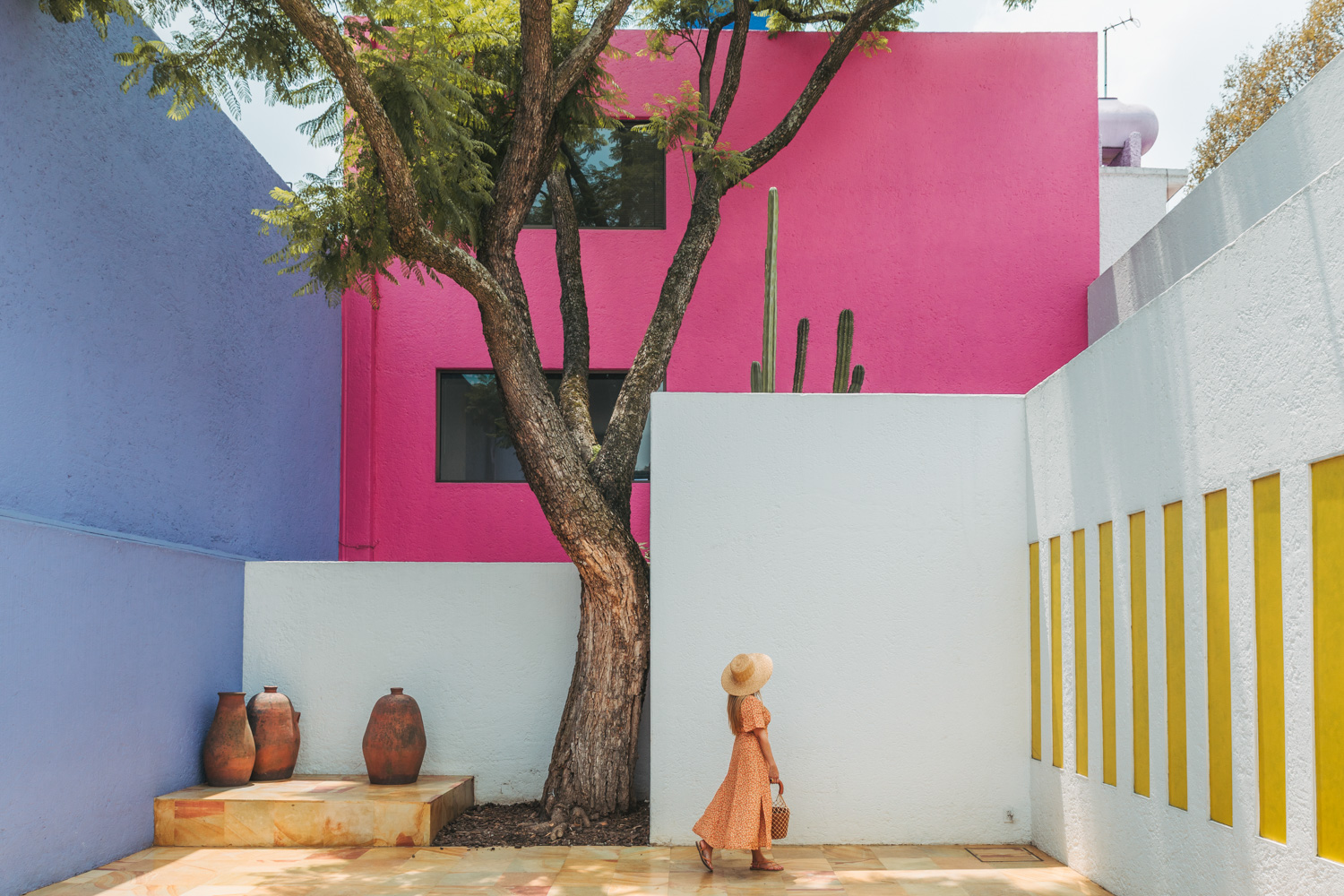 The courtyard of Casa Gilardi // The Most Instagrammable Spots in Mexico City #readysetjetset