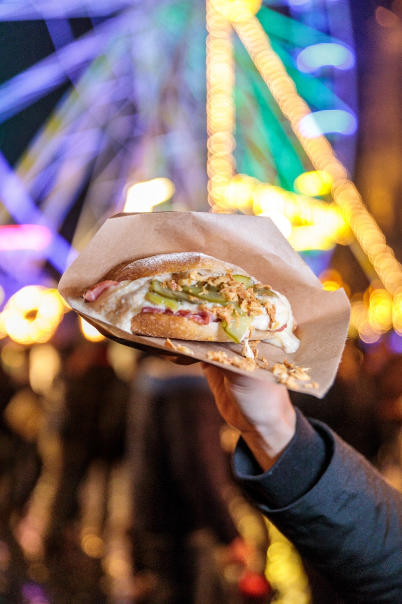 Food at Erfurt Christmas Market