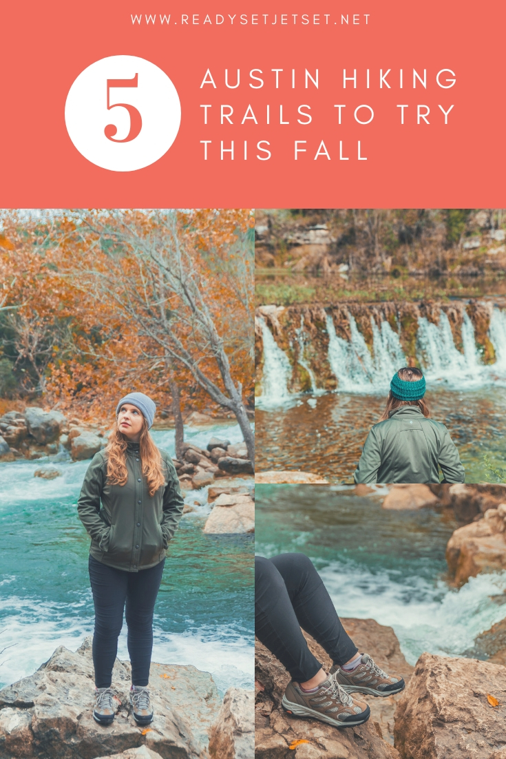 5 Austin Hiking Trails to Try This Fall // www.readysetjetset.net #outdoors #hiking #atx #texas #hikinggear #blogtips #readysetjetset