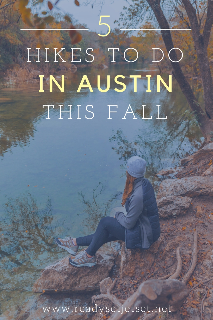 5 Austin Hiking Trails to Try This Fall // www.readysetjetset.net #outdoors #hiking #atx #texas #hikinggear #blogtips #readysetjetset