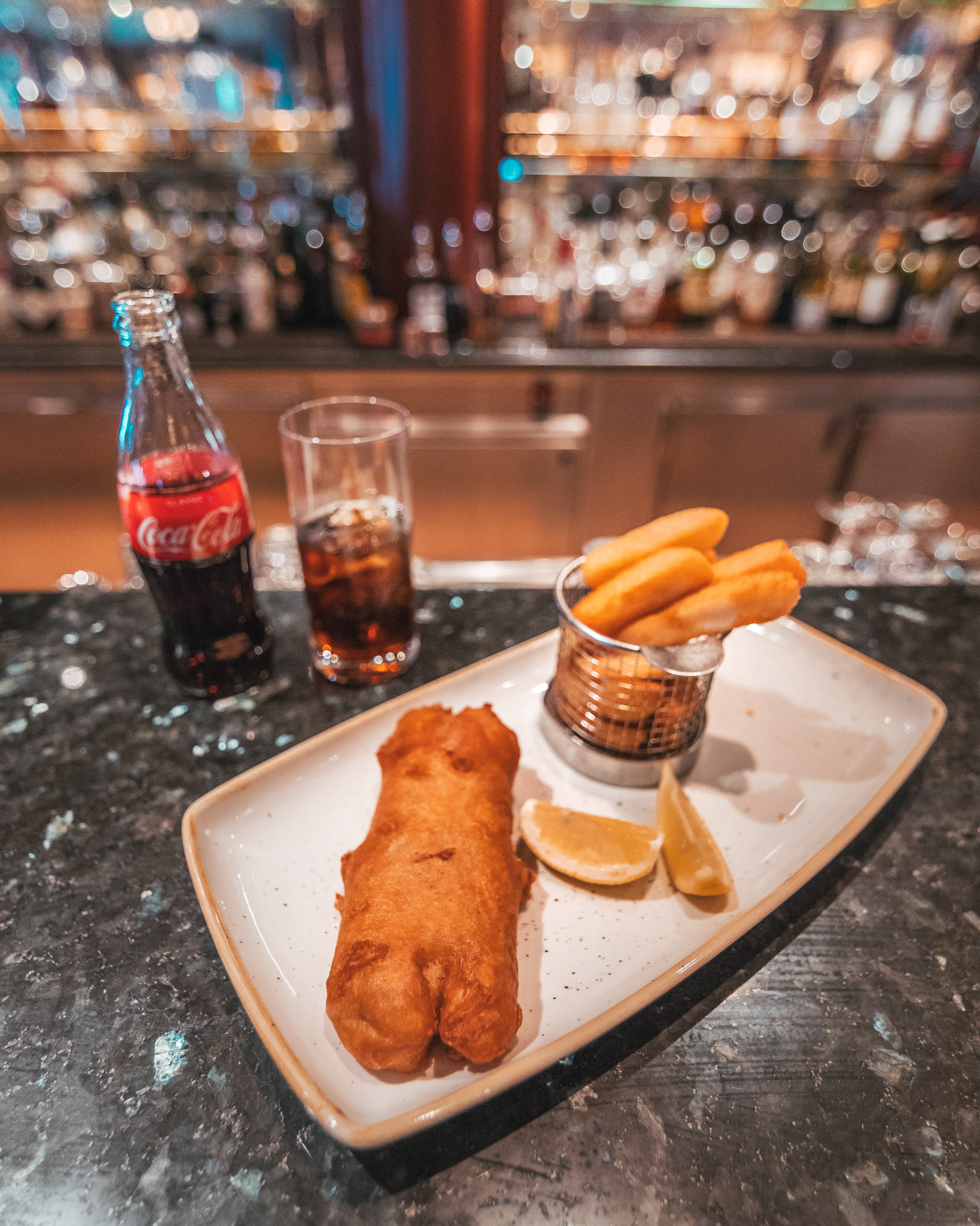 Pub fish and chips // Transatlantic Cruising on the Cunard Queen Mary 2 #readysetjetset