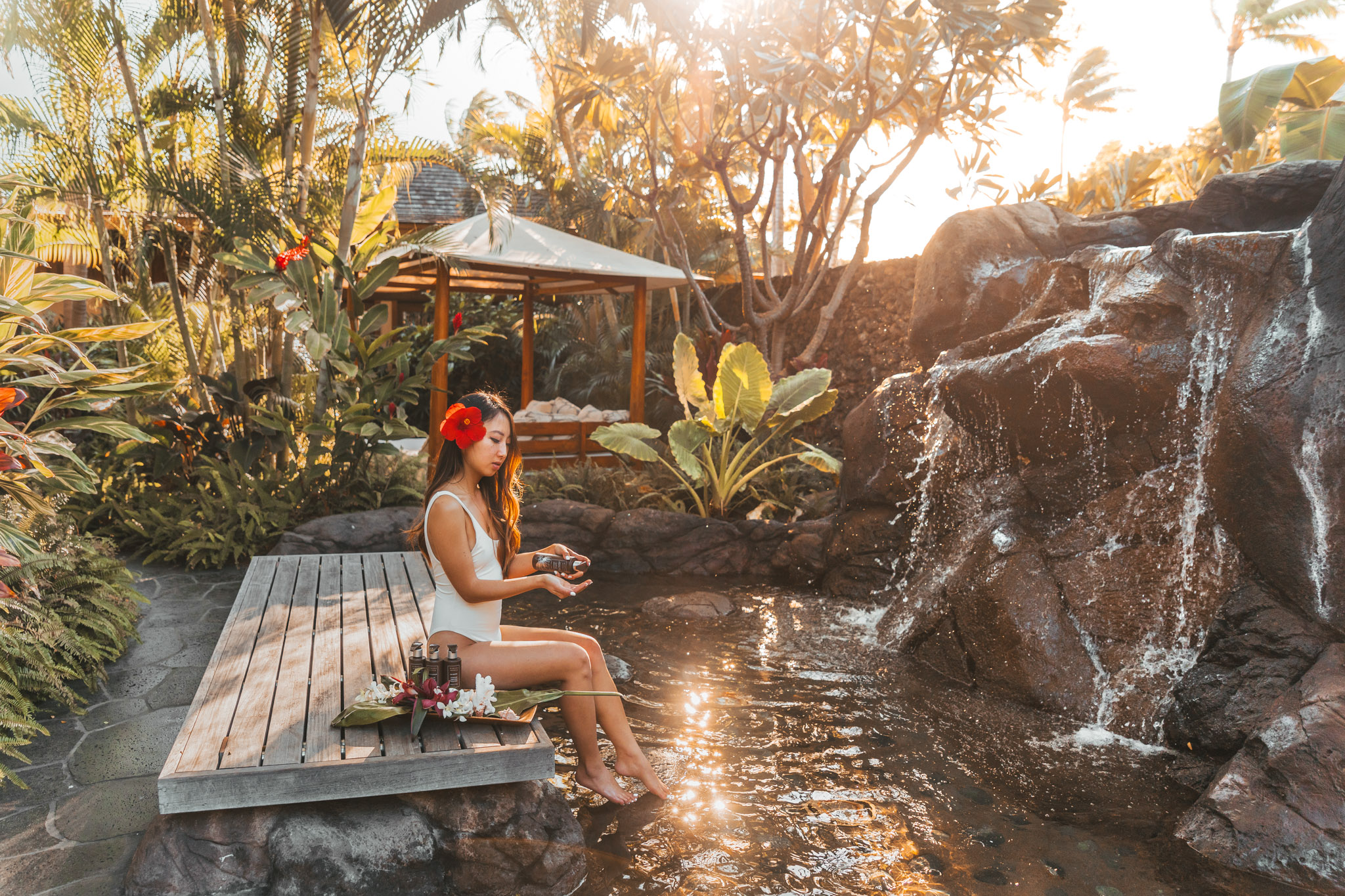 Waiea Garden at Hualalai Spa // A Luxury Stay on the Big Island: Four Seasons Resort Hualalai // #readysetjetset #hawaii #bigisland #luxuryhotels #beachresorts #usa #travel