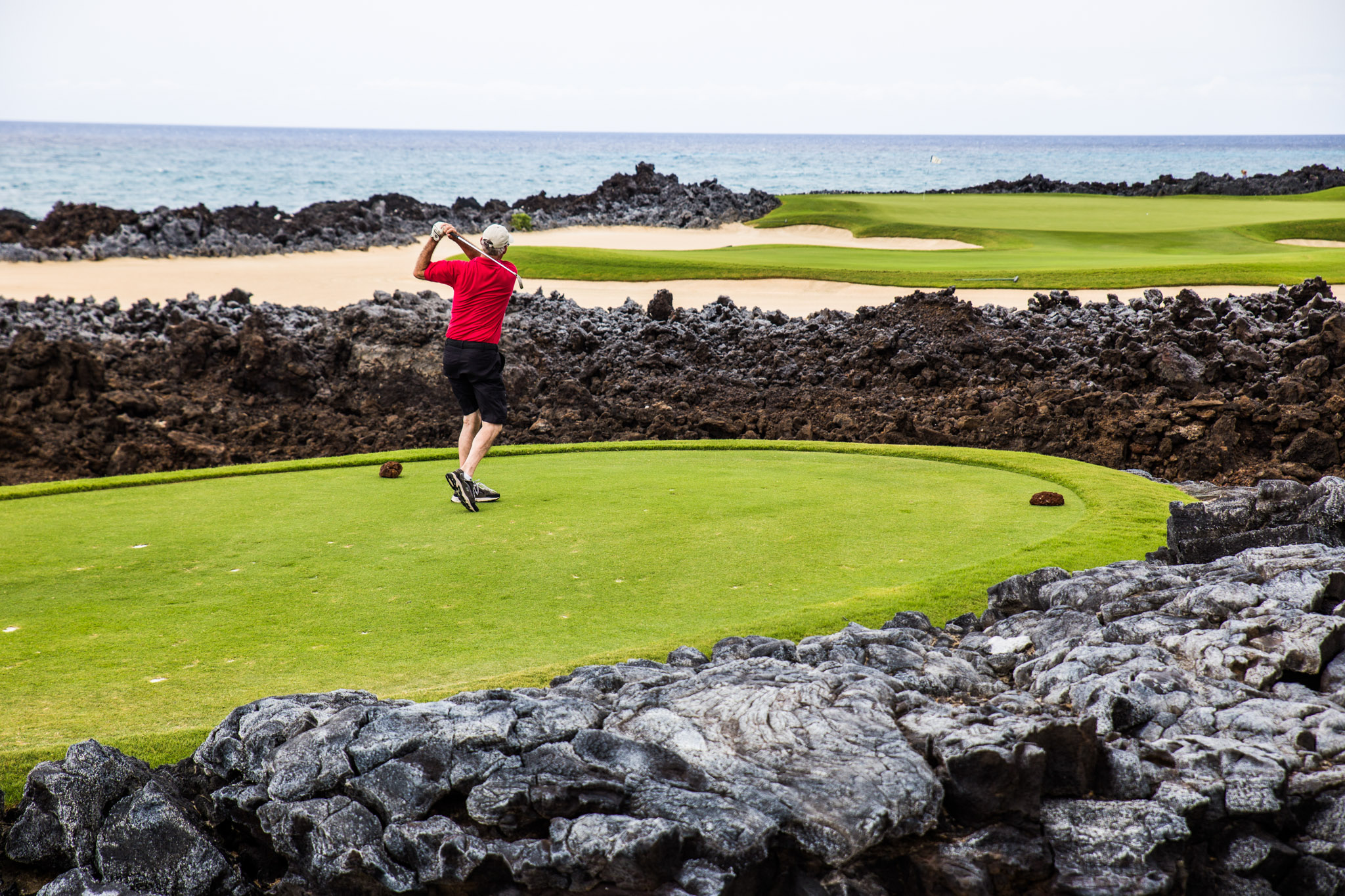 Golf course at Hualalai // A Luxury Stay on the Big Island: Four Seasons Resort Hualalai // #readysetjetset #hawaii #bigisland #luxuryhotels #beachresorts #usa #travel