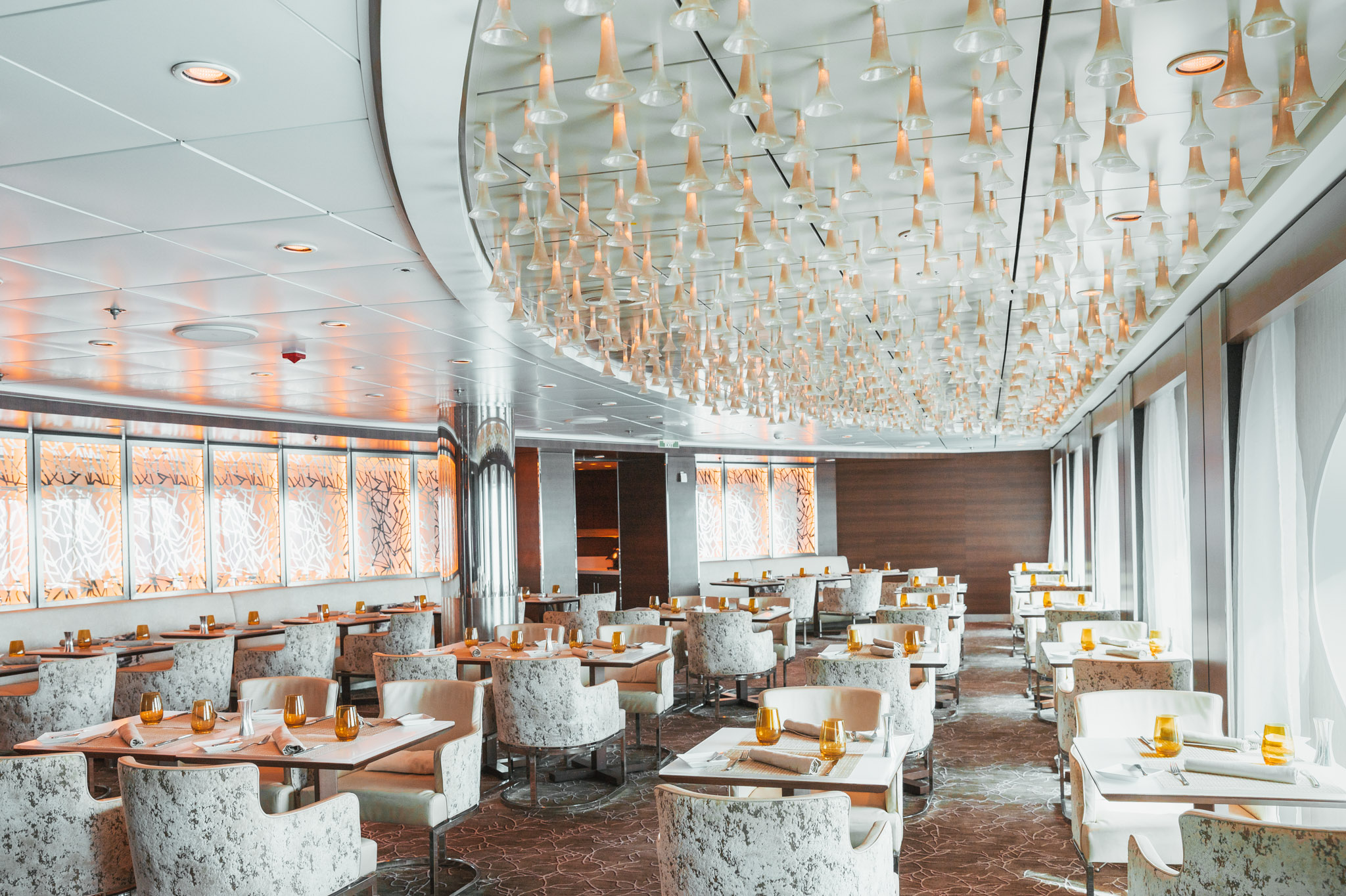 Luminae, a restaurant exclusively for suite-level passengers on the Celebrity Summit