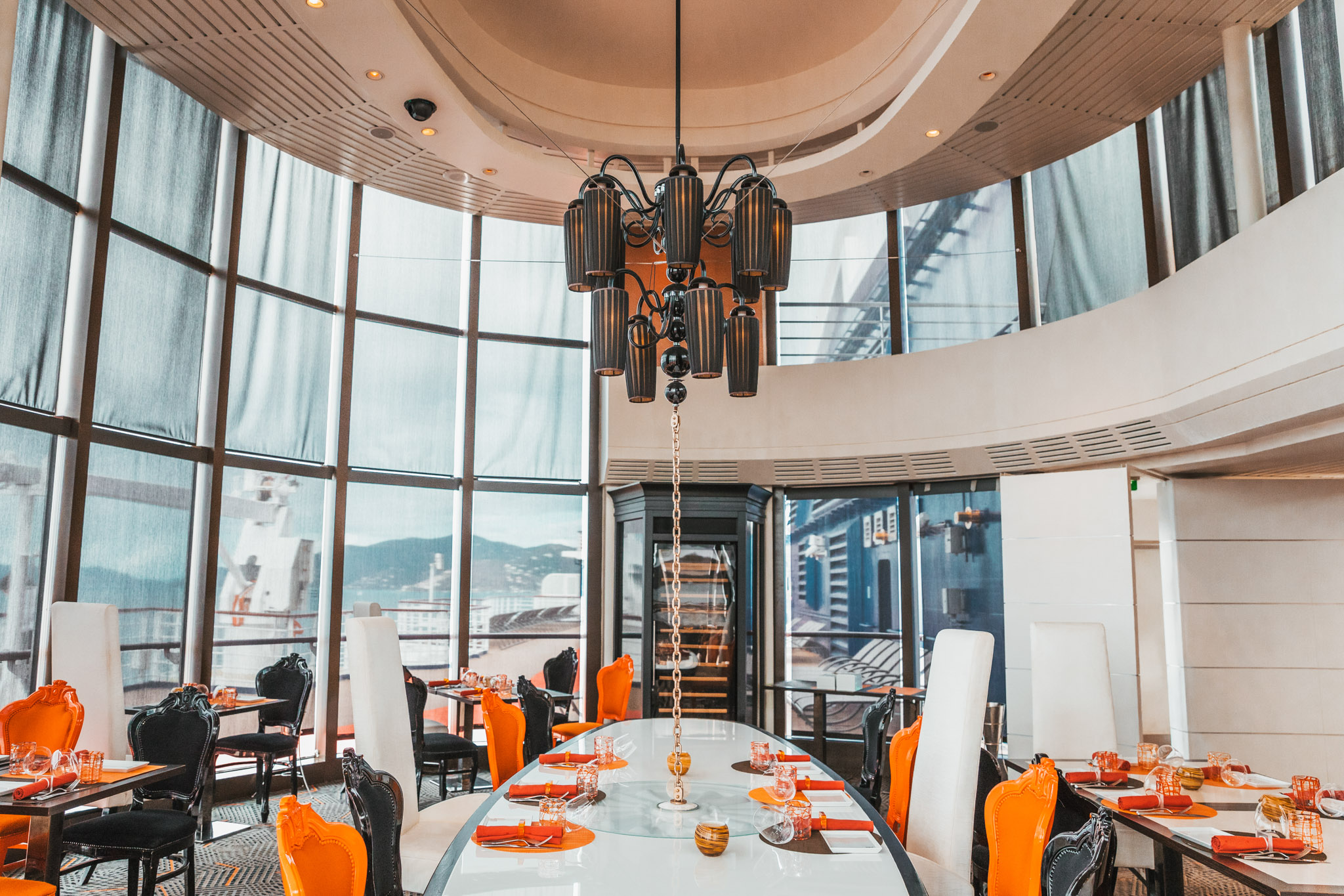 Qsine, one of the specialty restaurants onboard the Celebrity Summit cruise ship