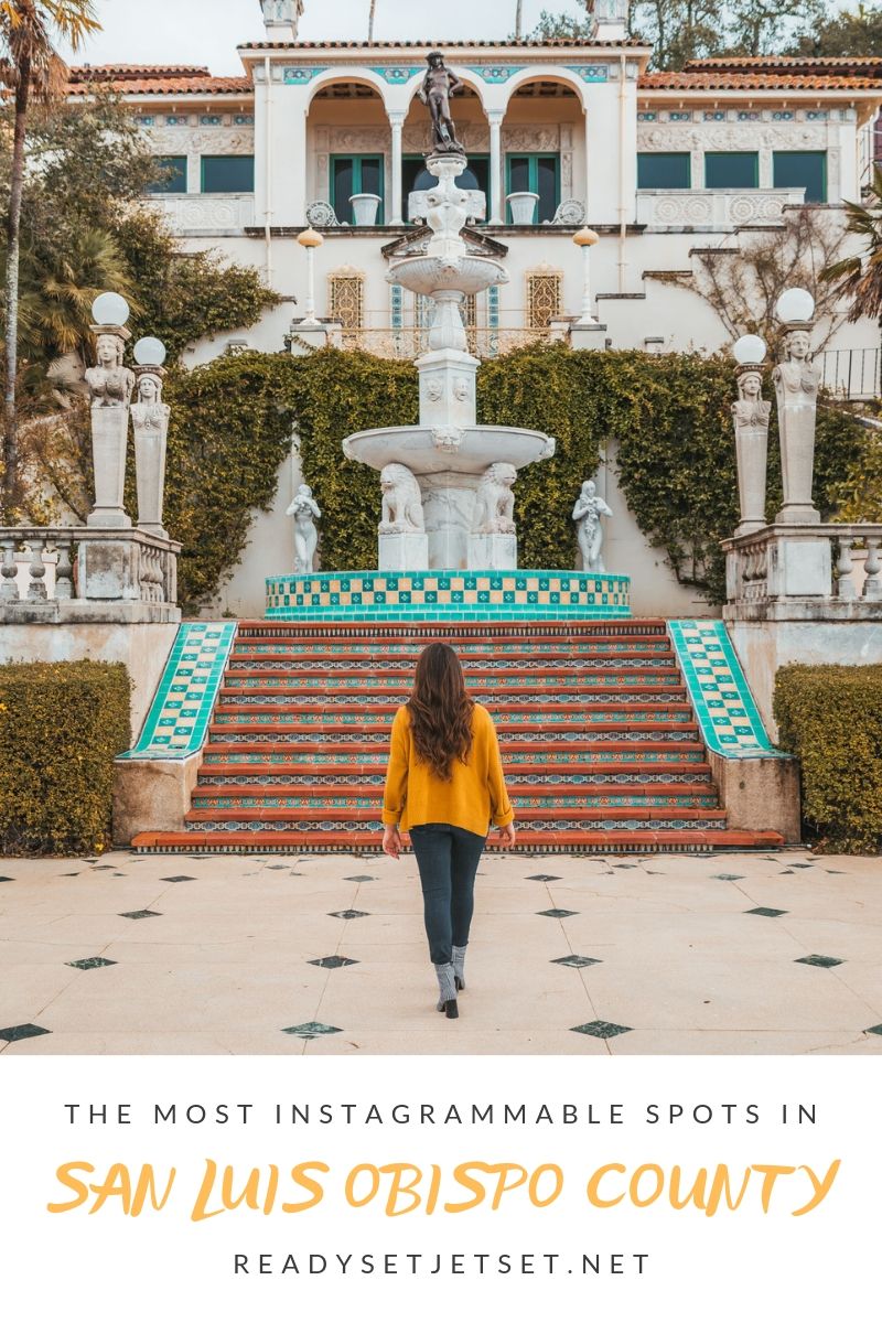 The Most Instagrammable Spots in SLO CAL County ~ #readysetjetset #slocal #california #blogpost #travel #sanluisobispo ~ Hearst Castle