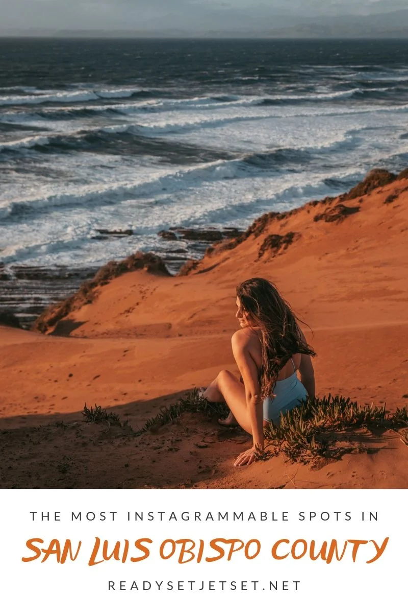 The Most Instagrammable Spots in SLO CAL County ~ #readysetjetset #slocal #california #blogpost #travel #sanluisobispo ~ The dunes of Montana de Oro State Park