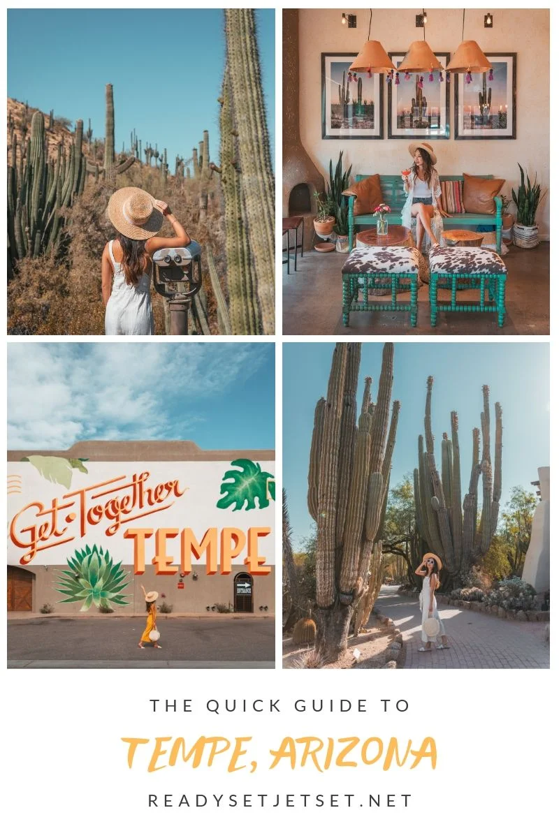 The Quick Guide to Tempe, Arizona ~ #readysetjetset #tempe #arizona #blogpost #travel #az #USA #AZ