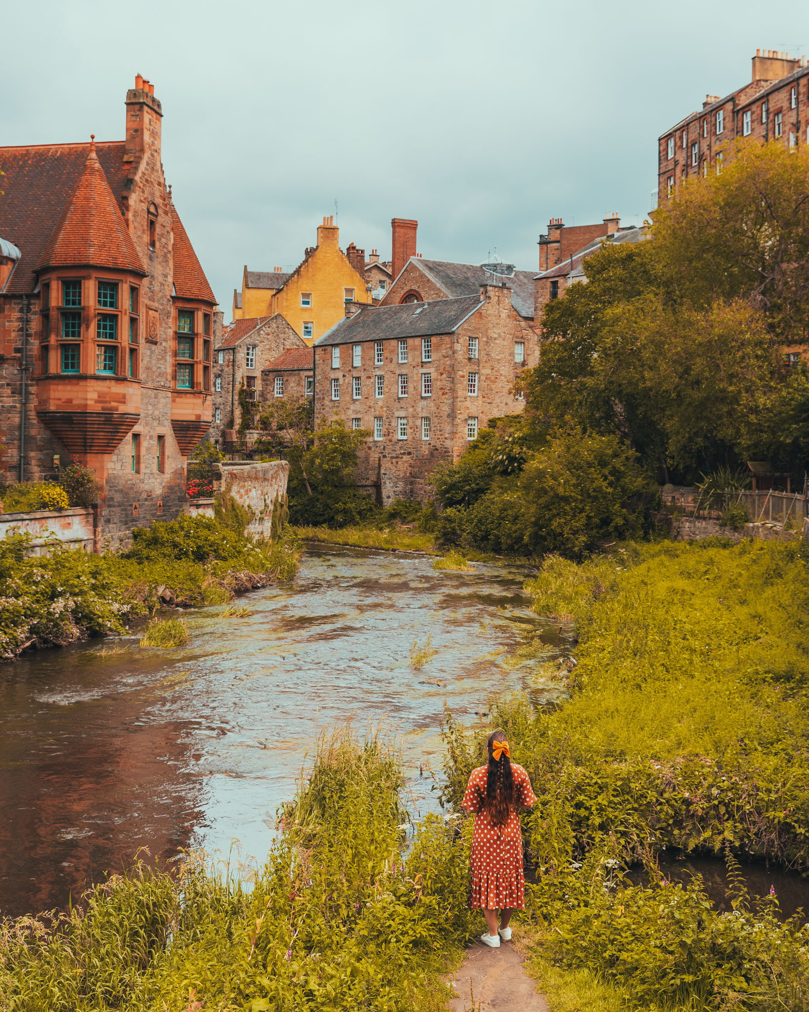 Dean Village // The Most Instagrammable Spots in Edinburgh, Scotland #edinburgh #scotland #readysetjetset #blogpost #travel #UK #Europe