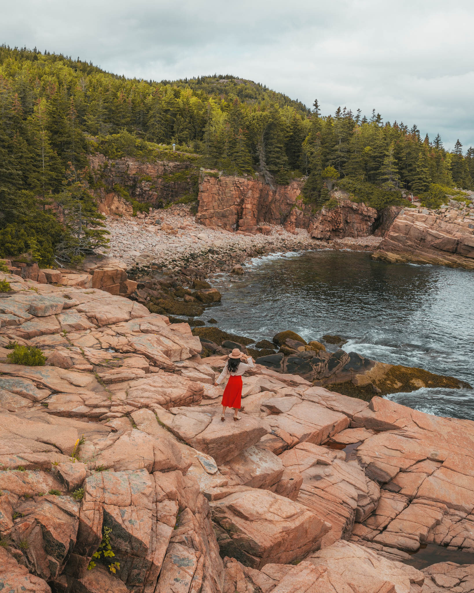 Cliffs at Acadia National Park // Cruise Review: 11-Day New England & Canada on the Seabourn Quest // #readysetjetset #cruise #luxury #travel #cruising