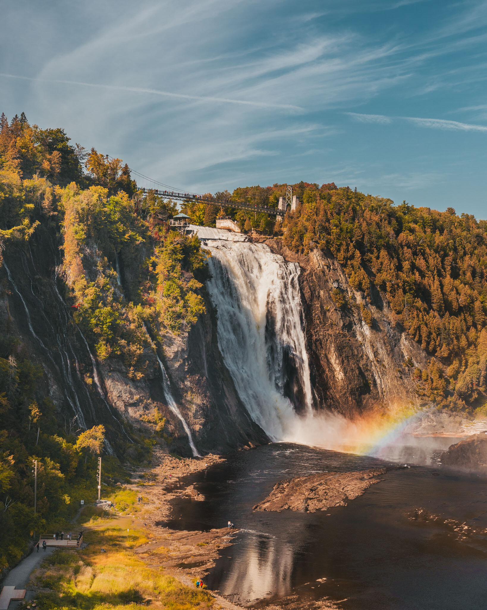 Montmorency Falls in Quebec City // Cruise Review: 11-Day New England & Canada on the Seabourn Quest // #readysetjetset #cruise #luxury #travel #cruising #canada