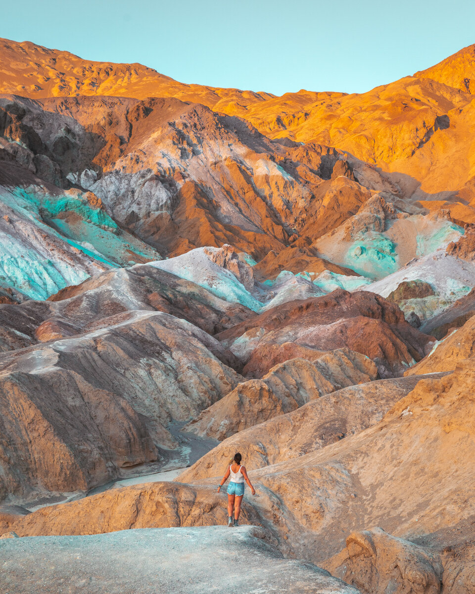 Colorful Artist's Palette // Ultimate Death Valley Road Trip: A 5-Day Itinerary from LA // #readysetjetset #deathvalley #nationalpark #adventure #blogpost #travel #guide #roadtrip #california #USA