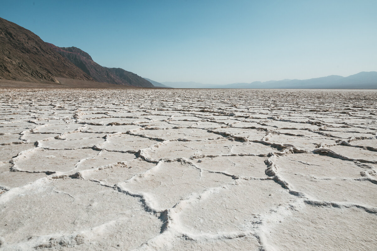 Badwater Basin salt flats // Ultimate Death Valley Road Trip: A 5-Day Itinerary from LA // #readysetjetset #deathvalley #nationalpark #adventure #blogpost #travel #guide #roadtrip #california #USA