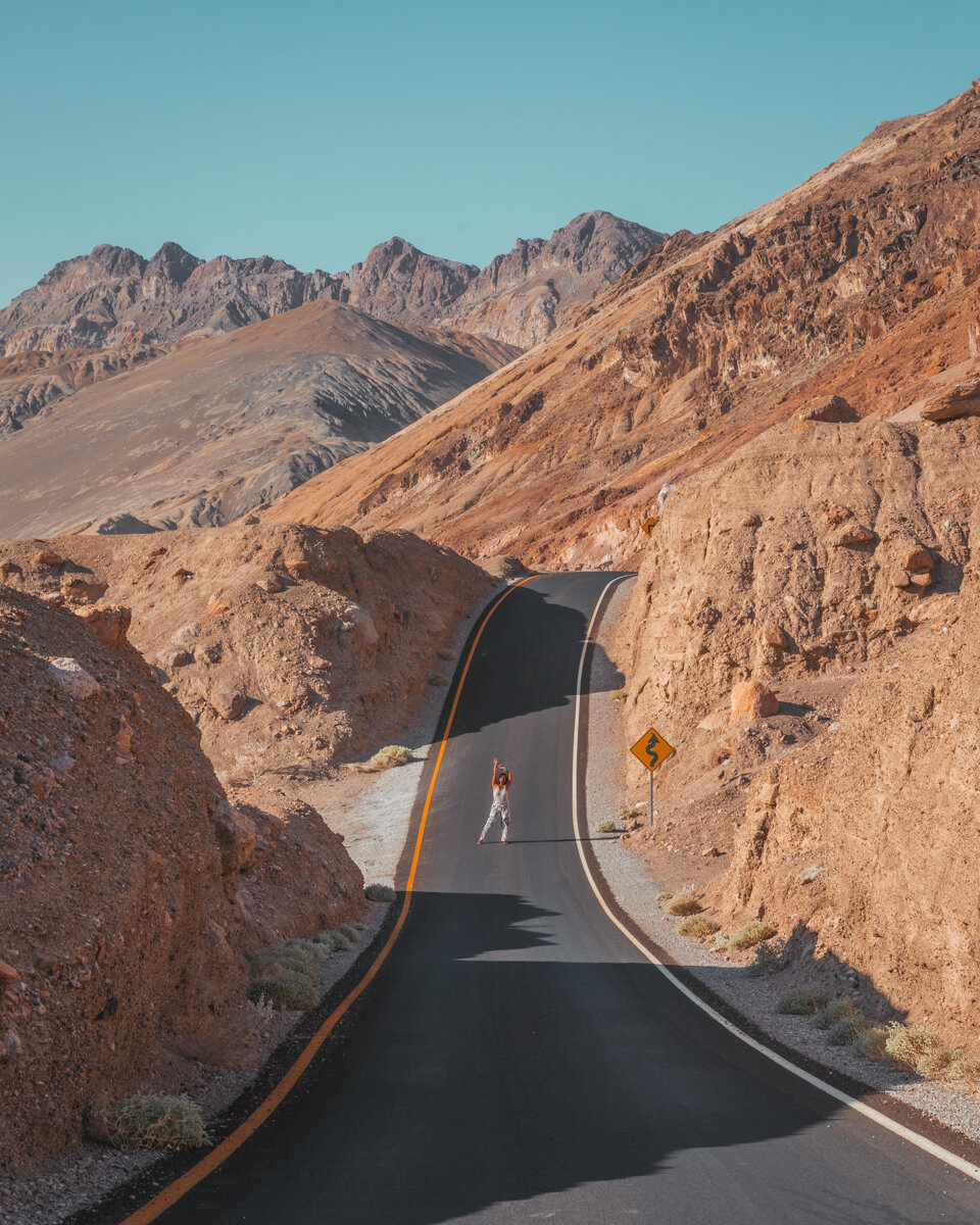 Artist's Drive // Ultimate Death Valley Road Trip: A 5-Day Itinerary from LA // #readysetjetset #deathvalley #nationalpark #adventure #blogpost #travel #guide #roadtrip #california #USA