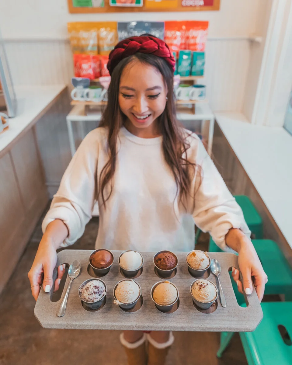 Where to Eat in Little Rock: Loblolly Creamery // Things to Do in Little Rock, Arkansas // #readysetjetset #blog #blogpost #autumn #littlerock #arkansas #travel #guide #itinerary #roadtrip