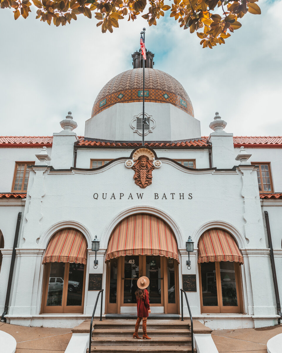 Quapaw Baths // Things to Do in Hot Springs, Arkansas // #readysetjetset #blog #blogpost #autumn #hotsprings #arkansas #travel #guide #itinerary #roadtrip