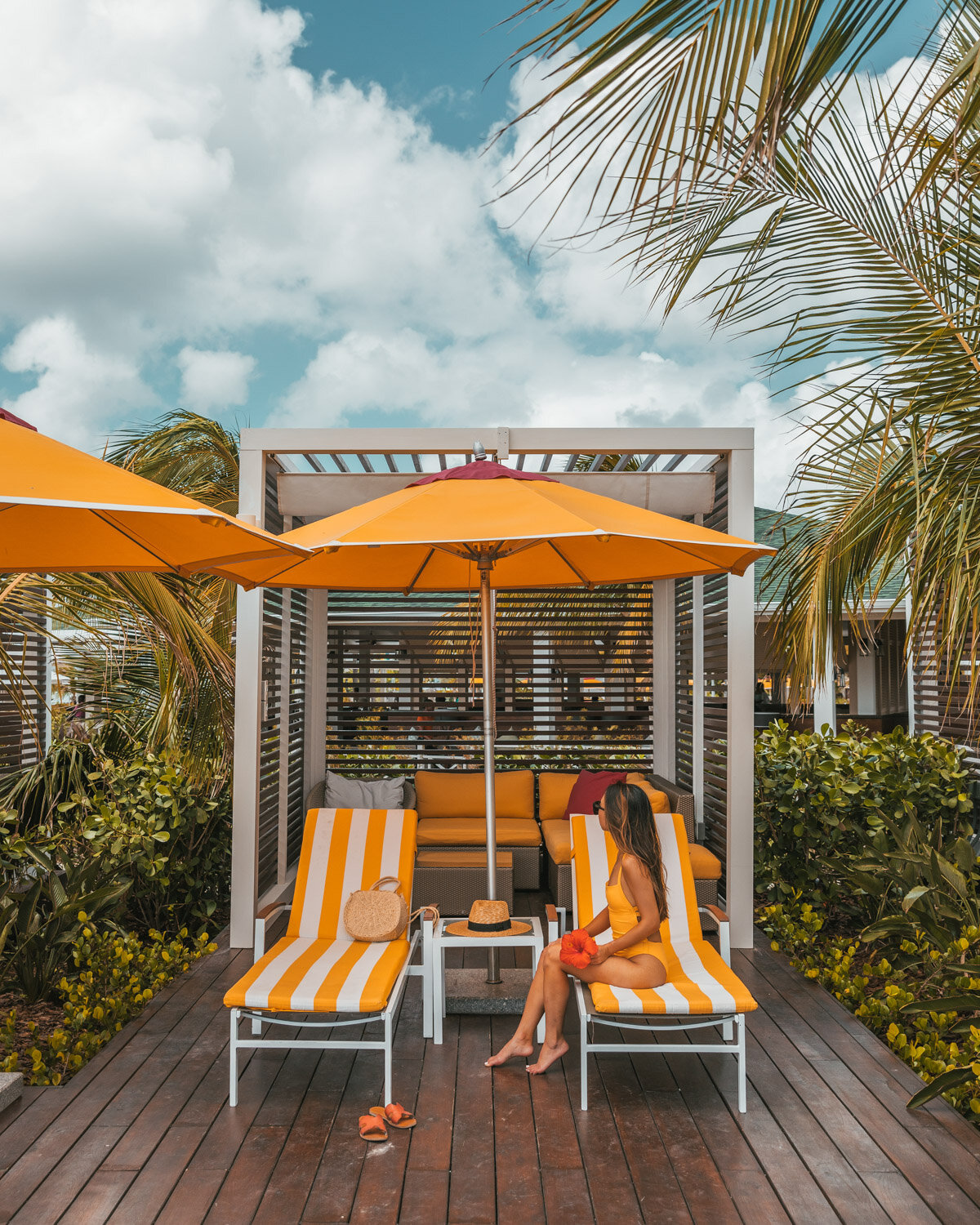 Limin Pool cabanas at Four Seasons Resort Nevis | Caribbean Travel | Luxury Hotels | West Indies | #beaches #paradise #island