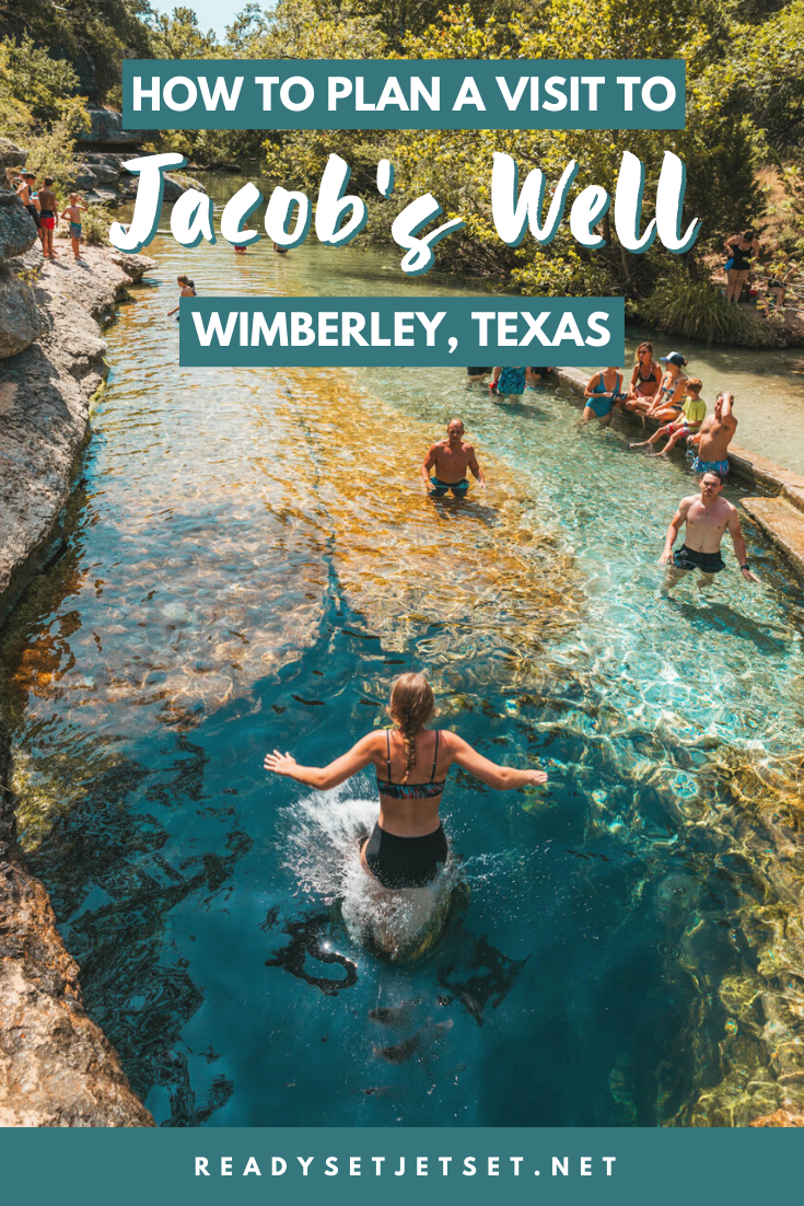 How To Visit Jacob's Well Natural Area in Wimberley, Texas // One of the best swimming holes in the Central Texas Hill Country!