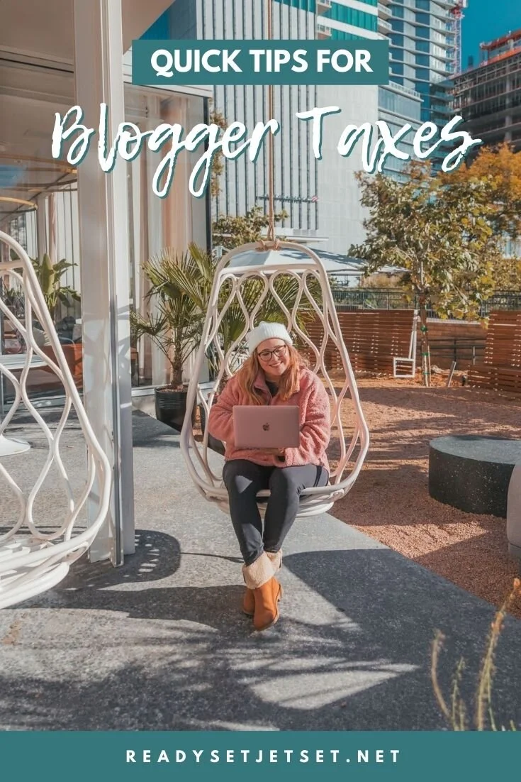 Quick Tips for Blogger Taxes