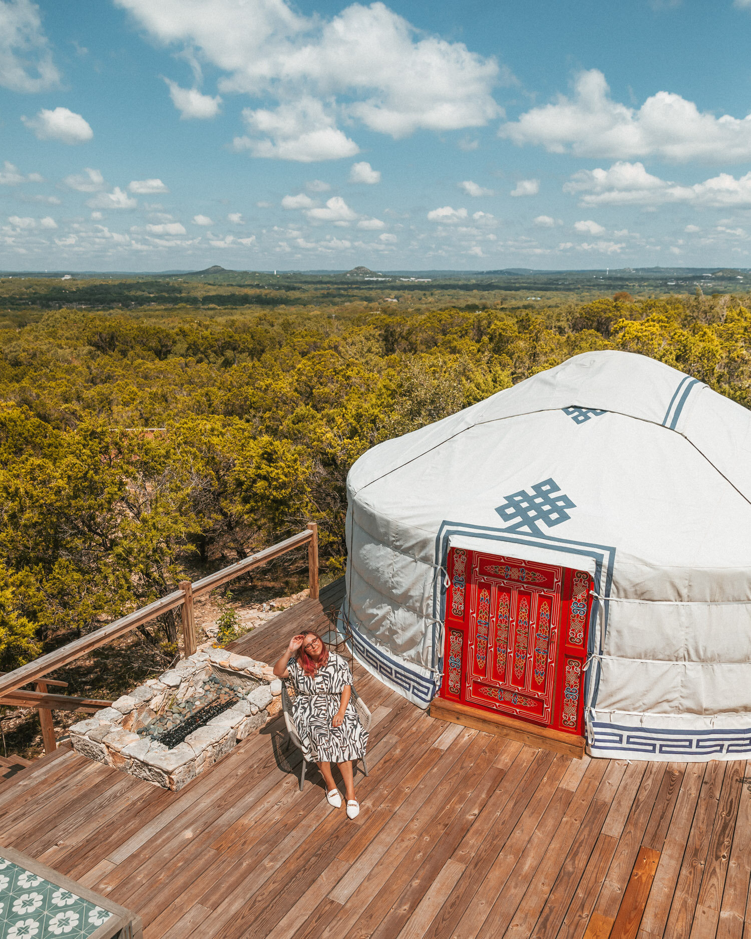 Yurtopia Wimberley #glamping #texas