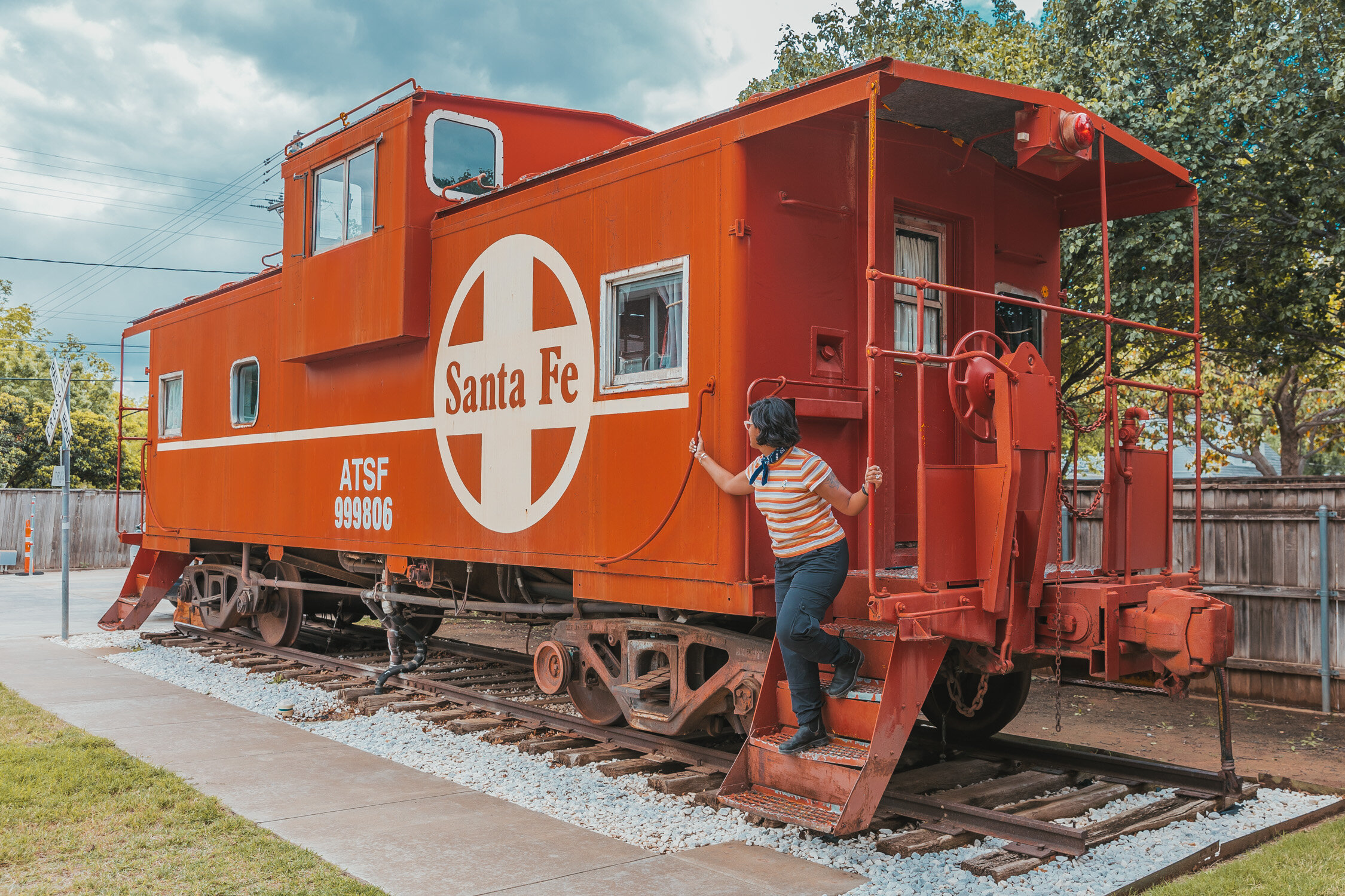 Santa Fe caboose room in Lubbock, TX // Unique Texas Getaways: The Coolest and Quirkiest Places to Stay