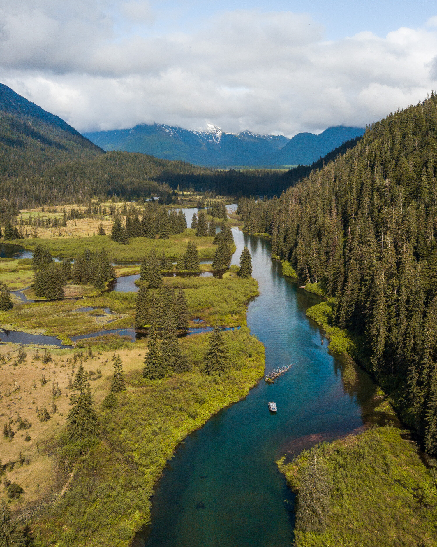 Boating up the Stikine River in Wrangell // 10 Things You Have To Do in Southeast Alaska