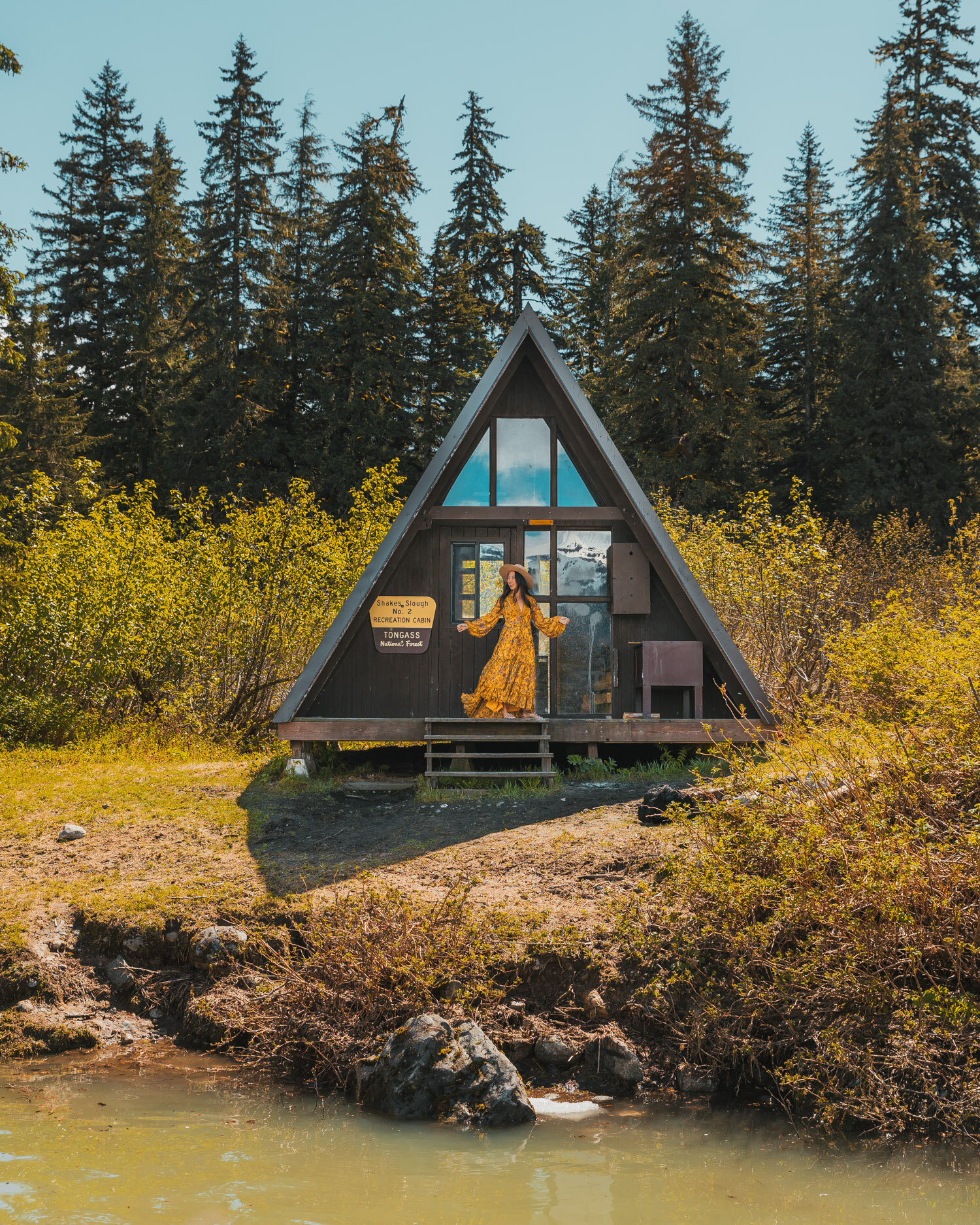 Tongass National Forest cabin Wrangell // 10 Things You Have To Do in Southeast Alaska