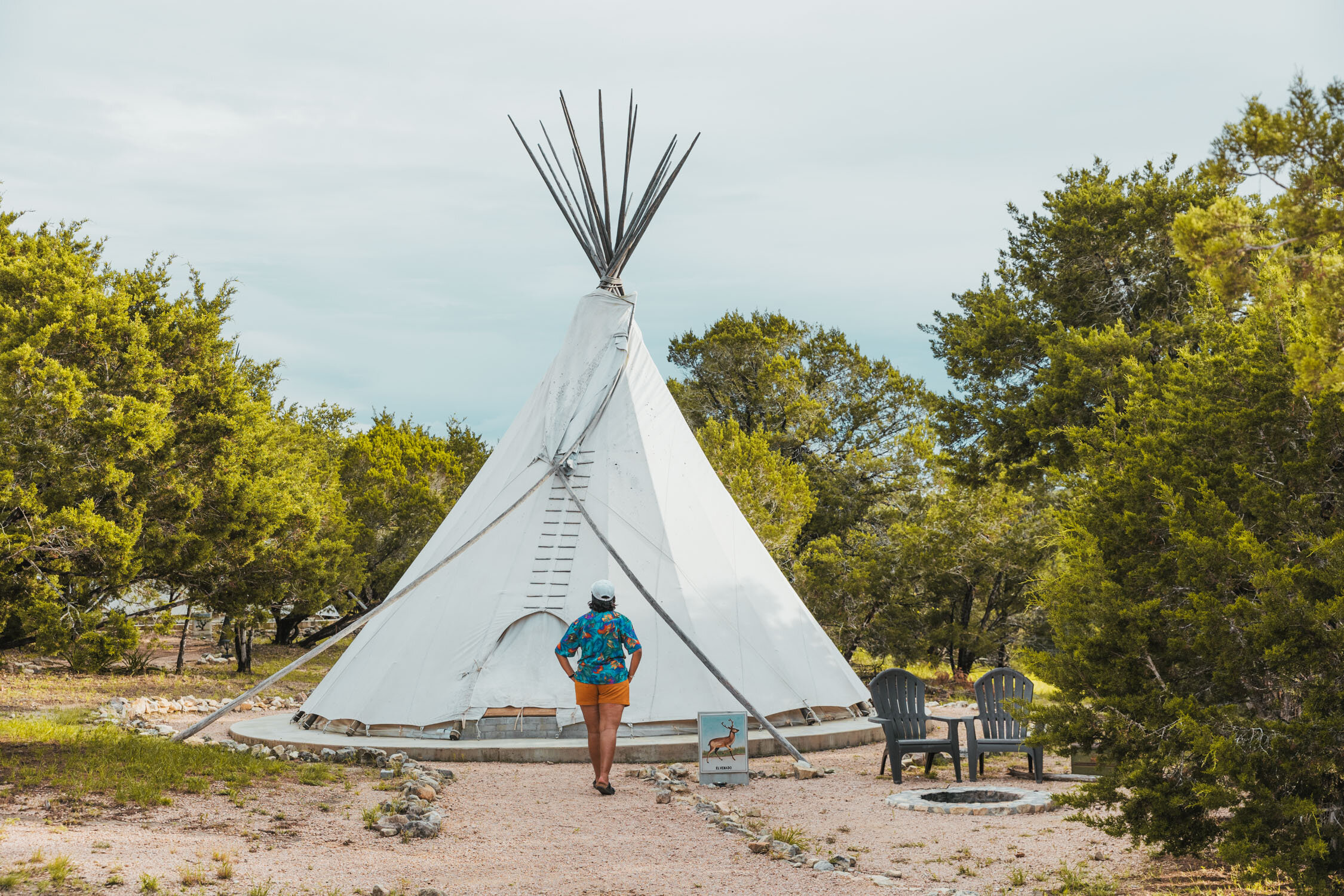 La Fortuna by Lodgewell in Dripping Springs, TX; tipi glamping in the Texas Hill Country