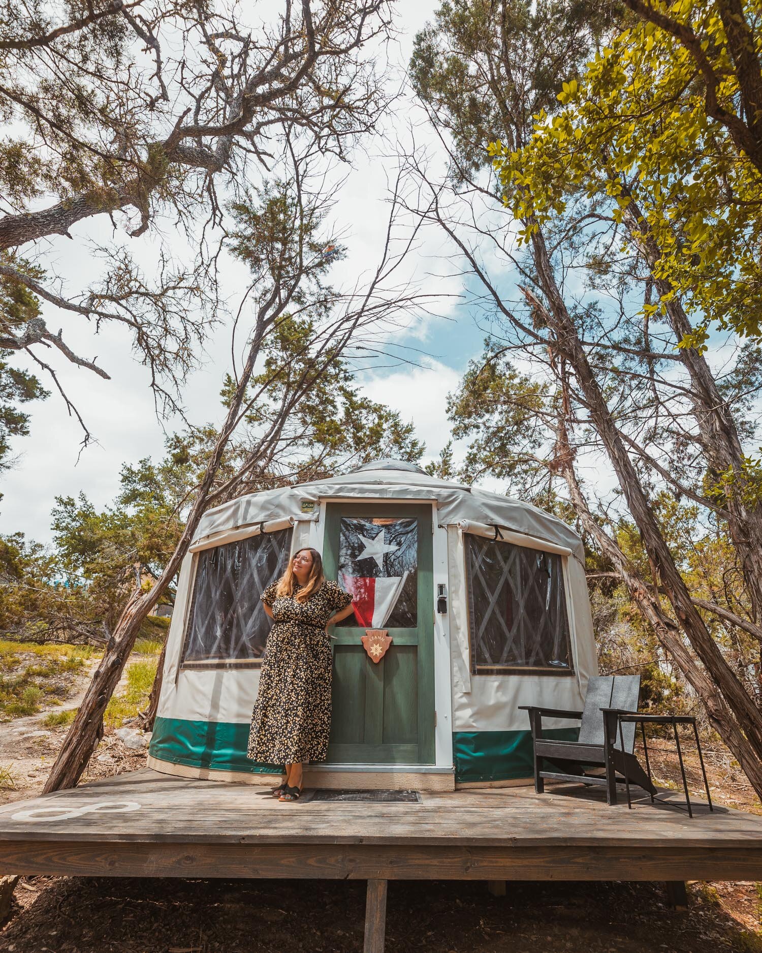 Lucky Arrow Retreat in Dripping Springs, Texas; dog friendly glamping near Austin