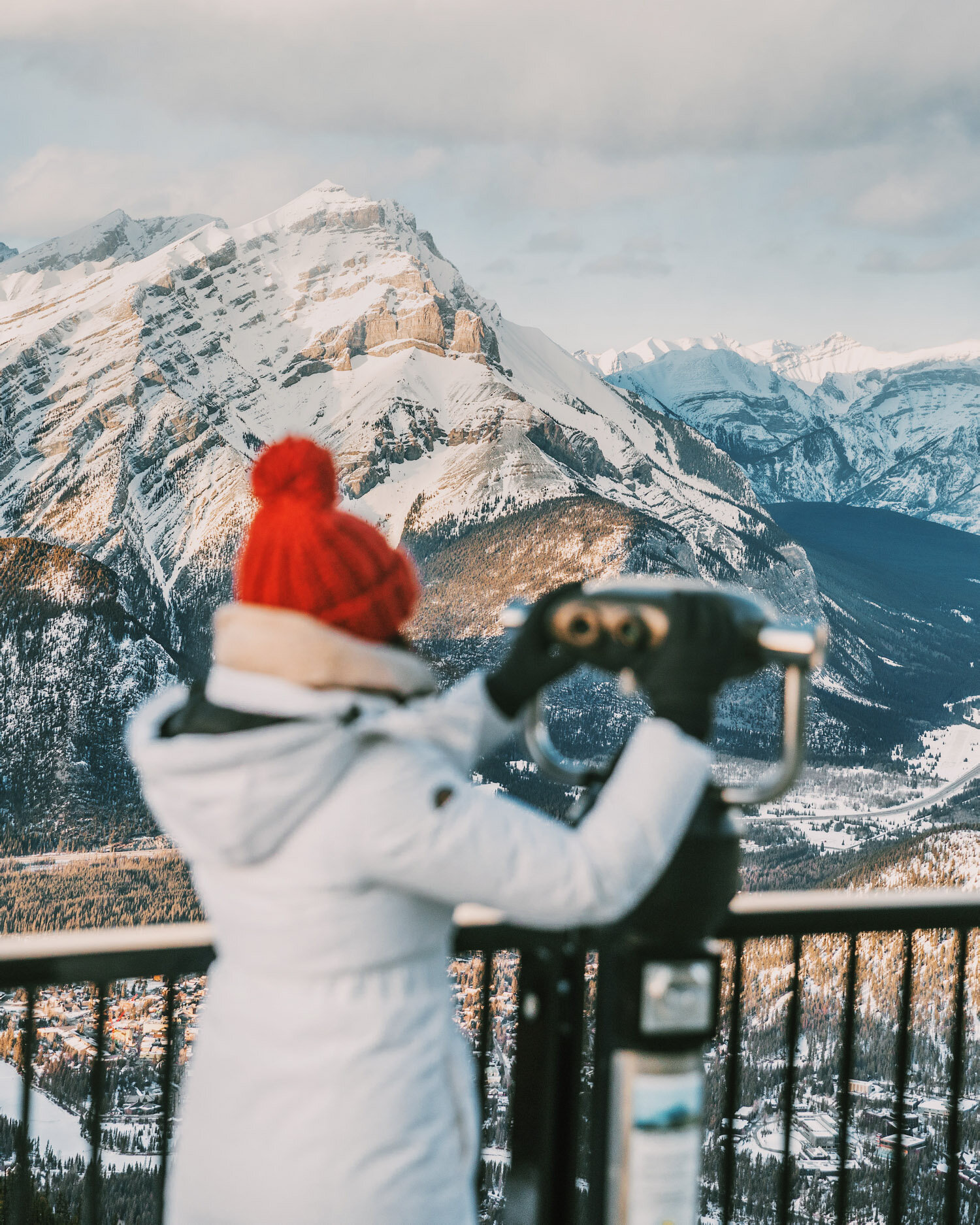 Banff Gondola view // The Ultimate Guide to Visiting Banff in Winter