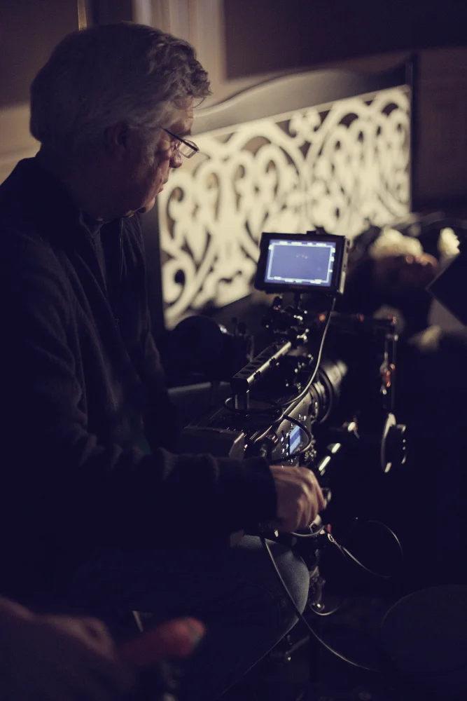 Mark Eberle filming in Kiev