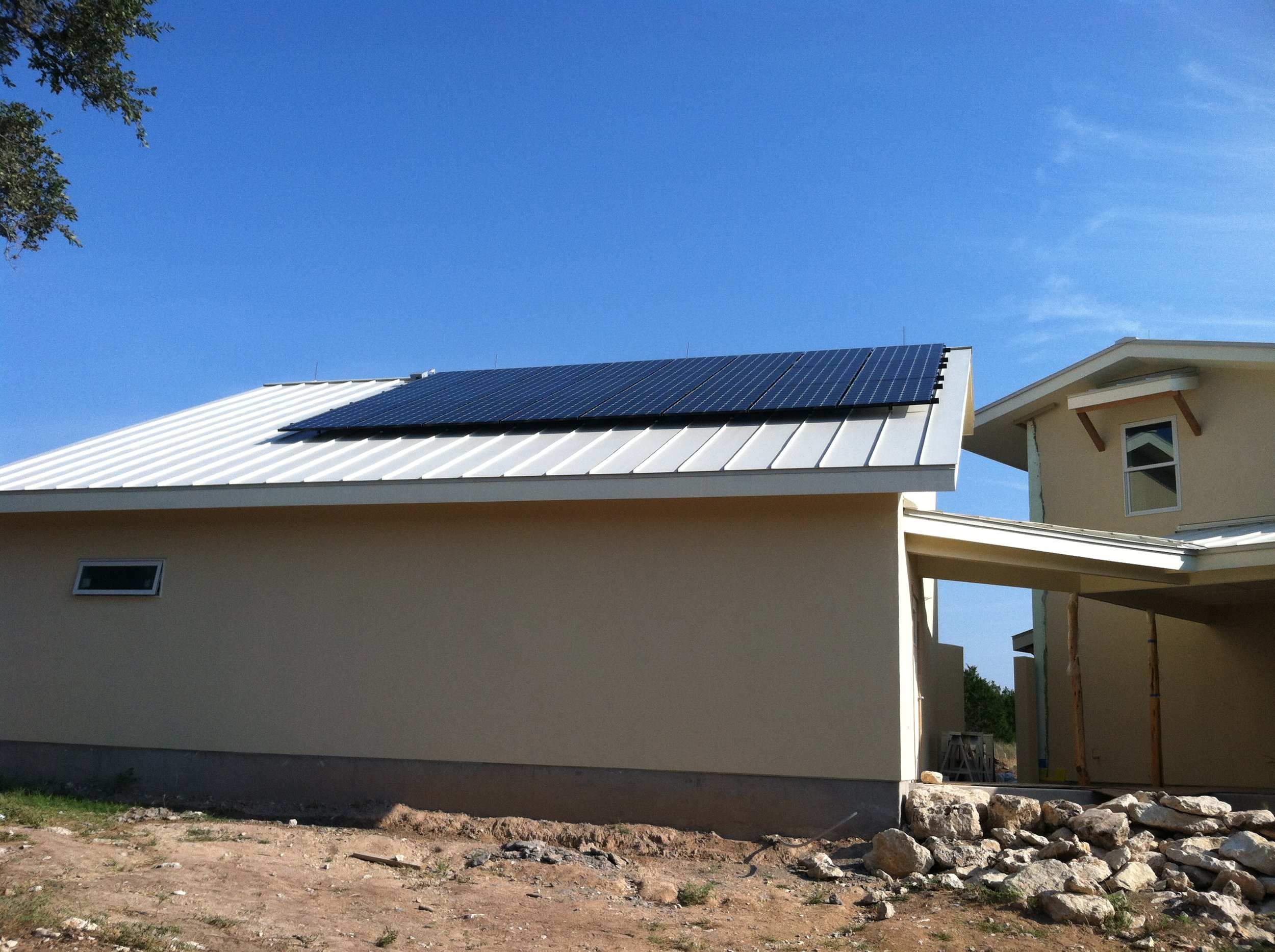 pv system - solar panels installed.JPG