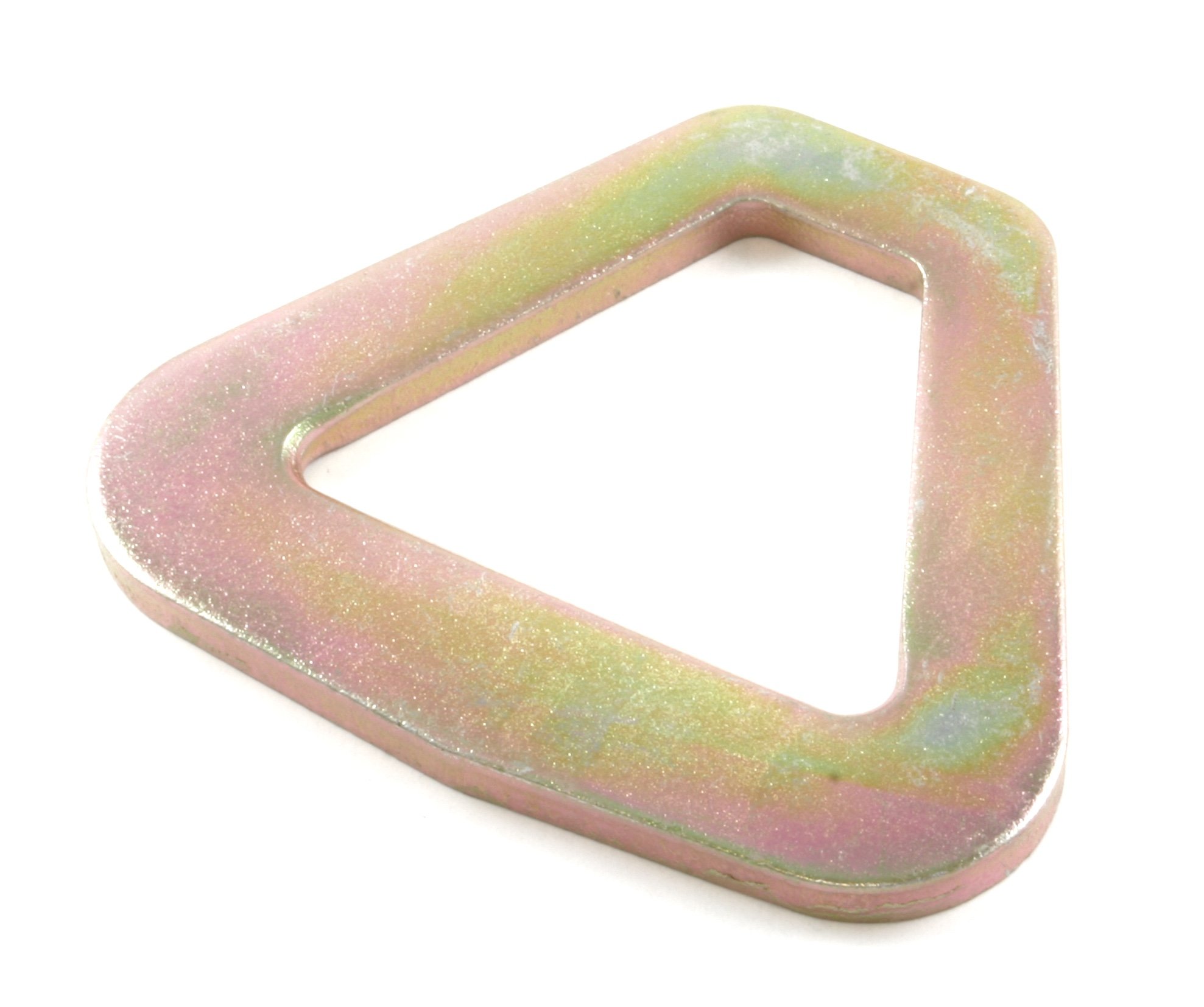 2" DELTA RING, 11,000LBS BREAKING STRENGTH, YELLOW ZINC